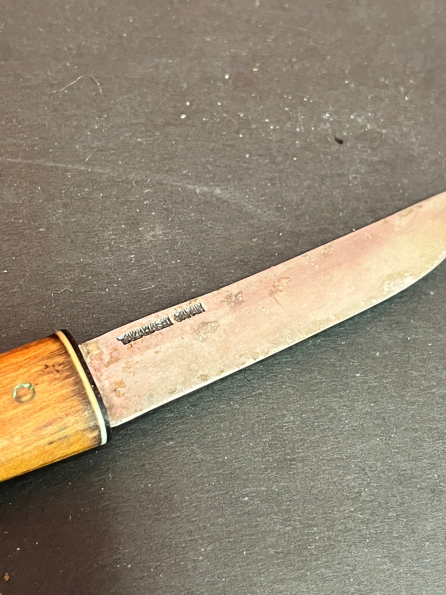 Lovely 8 inch Takanashi Japan miniature Tanto sword in sheaf - Great quality and unusual