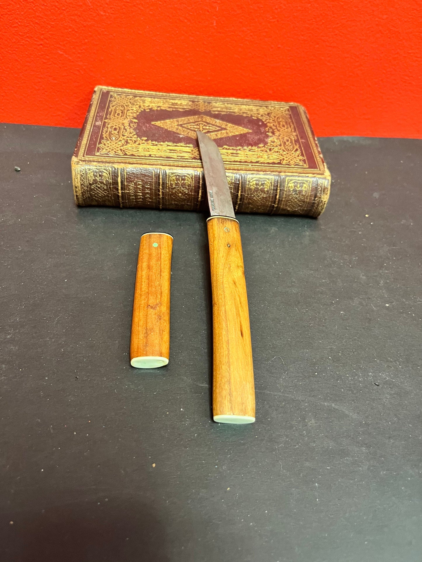 Lovely 8 inch Takanashi Japan miniature Tanto sword in sheaf - Great quality and unusual