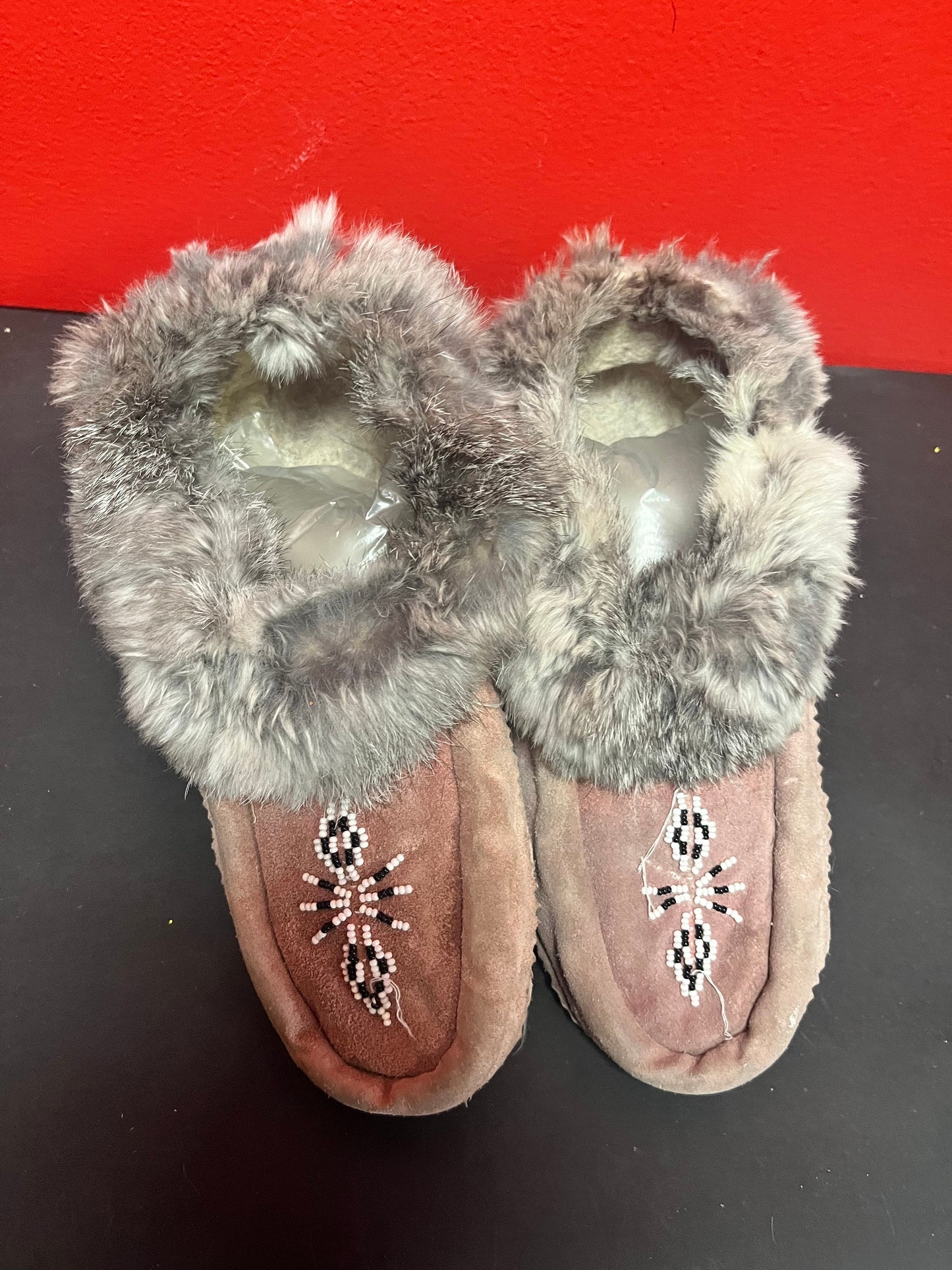 Lovely 10 inch long indigenous First Nations as is moccasins see photos great value priced