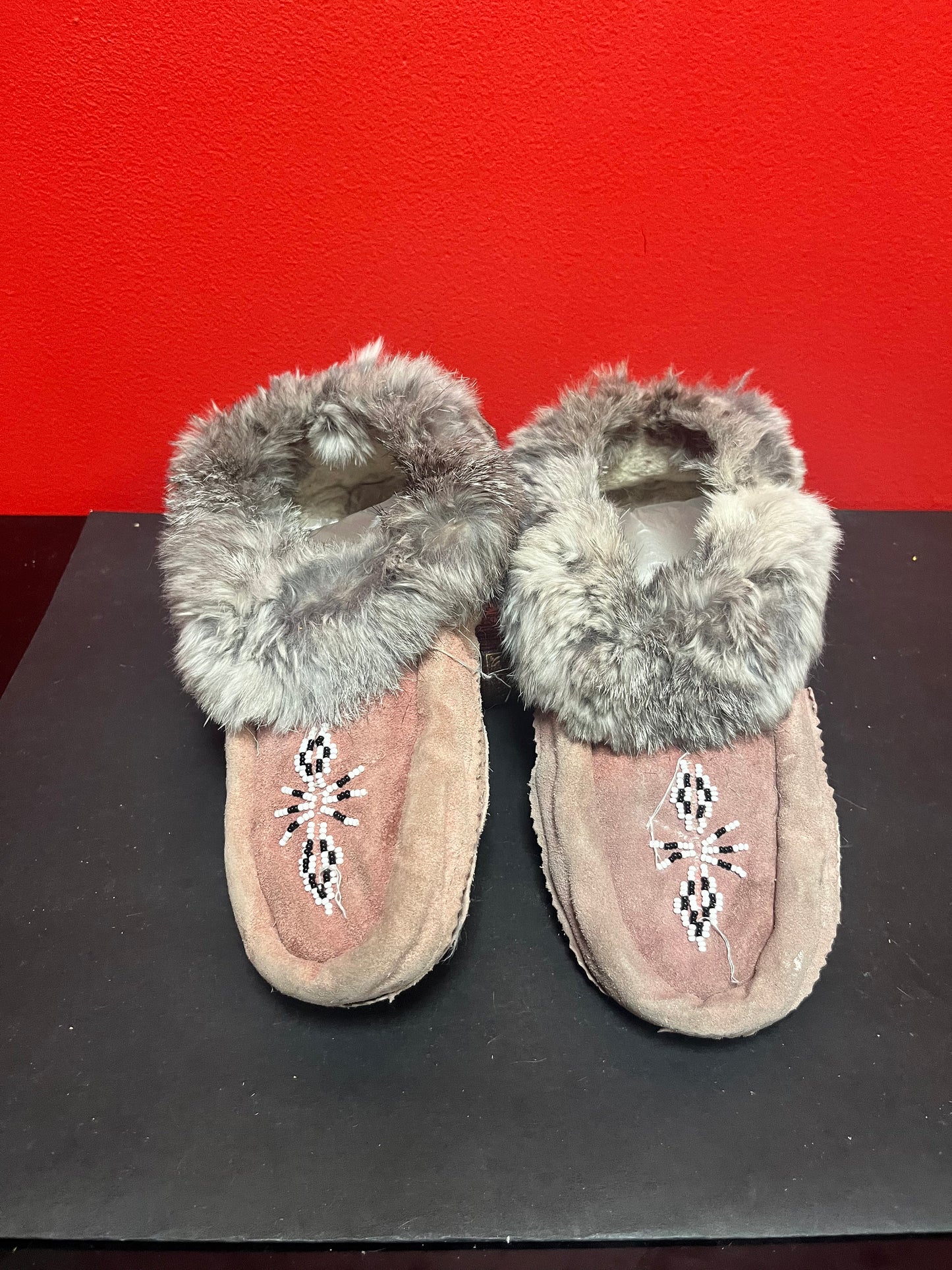 Lovely 10 inch long indigenous First Nations as is moccasins see photos great value priced