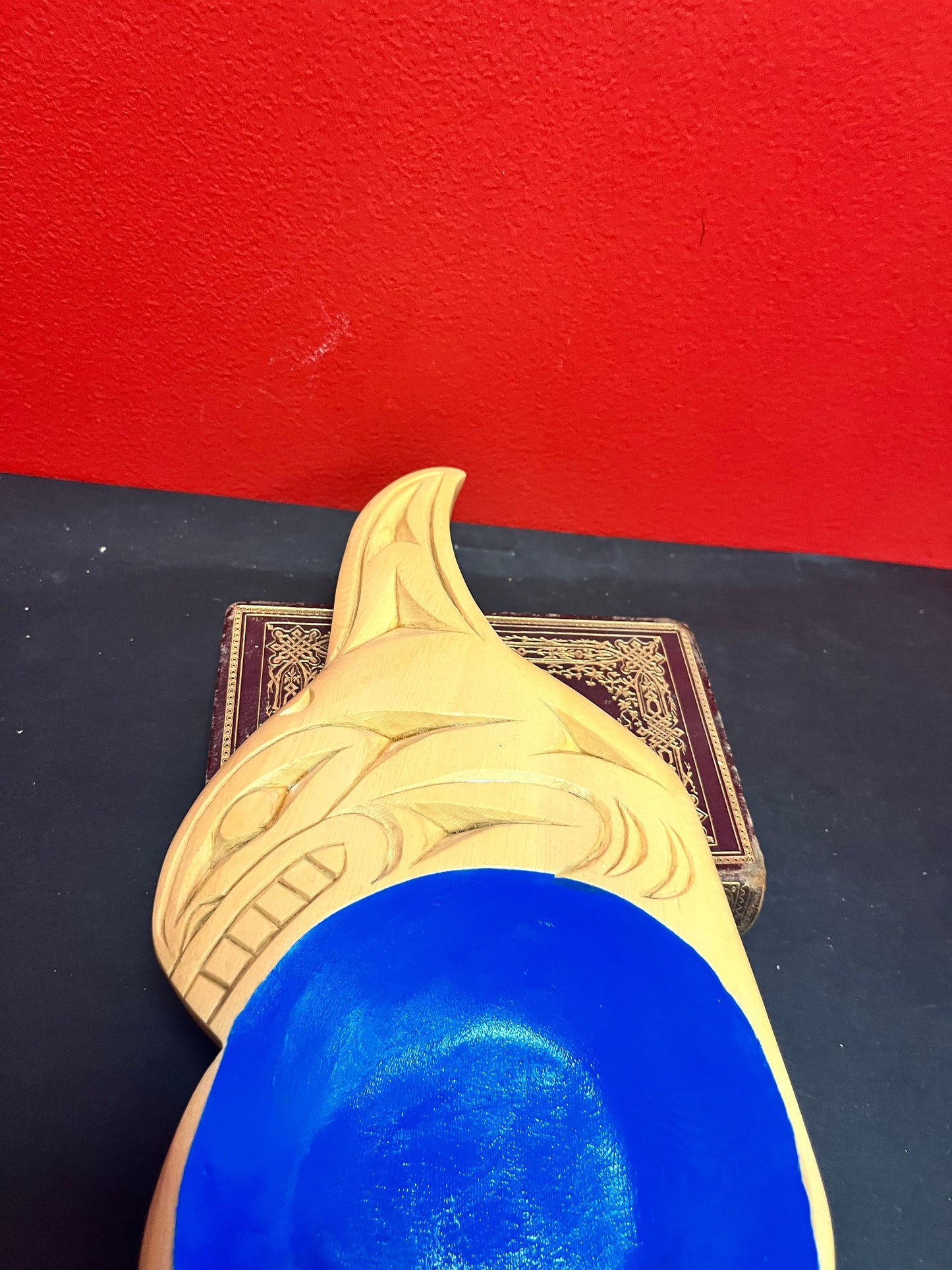 Fabulous museum quality indigenous First Nations pacific northwest coast signed whale and  eagle feastbowl