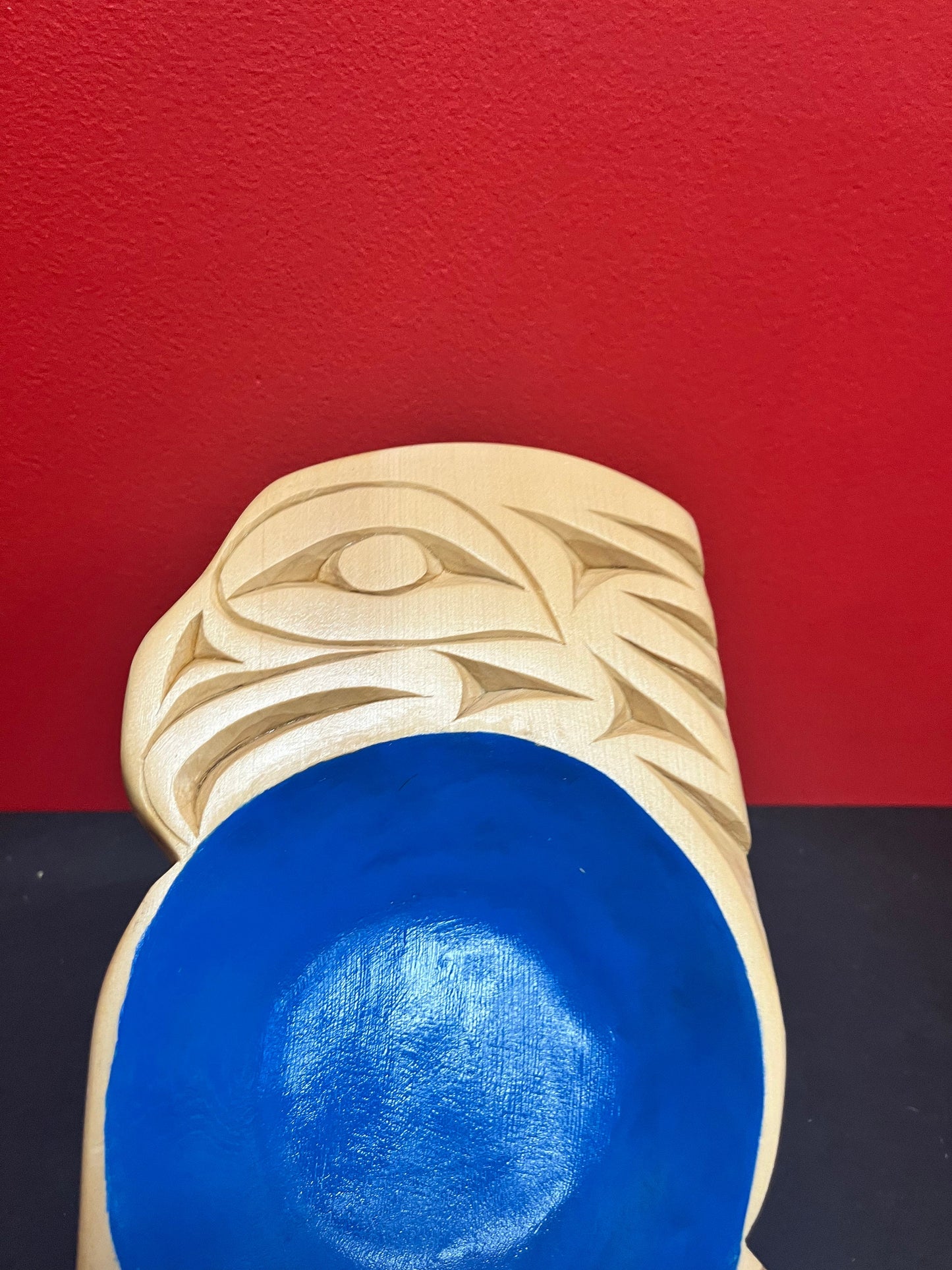 Fabulous museum quality indigenous First Nations pacific northwest coast signed whale and  eagle feastbowl