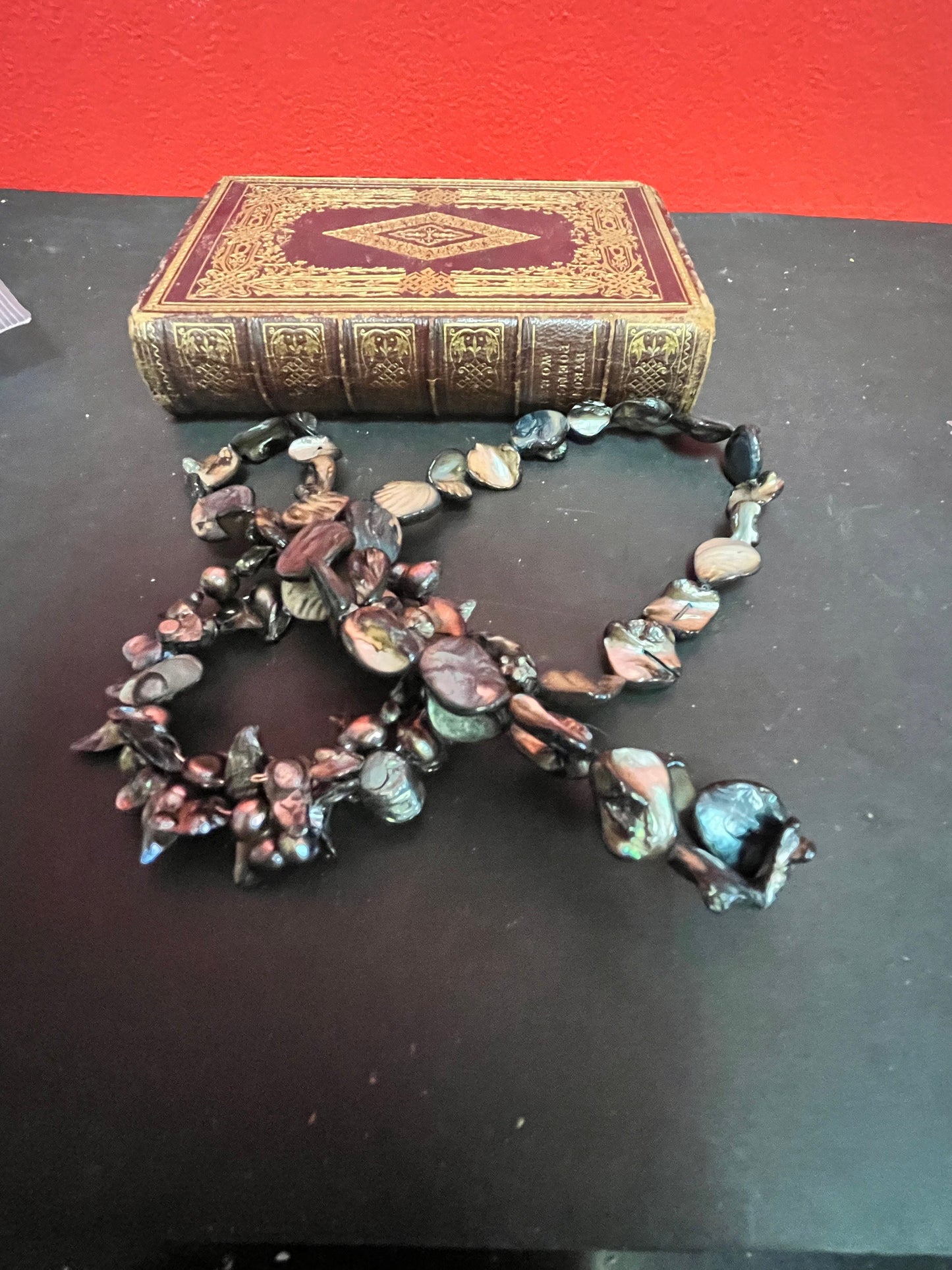 Approximately 26 inch beautiful shell necklace with matching bracelet — great gifts, and Super value