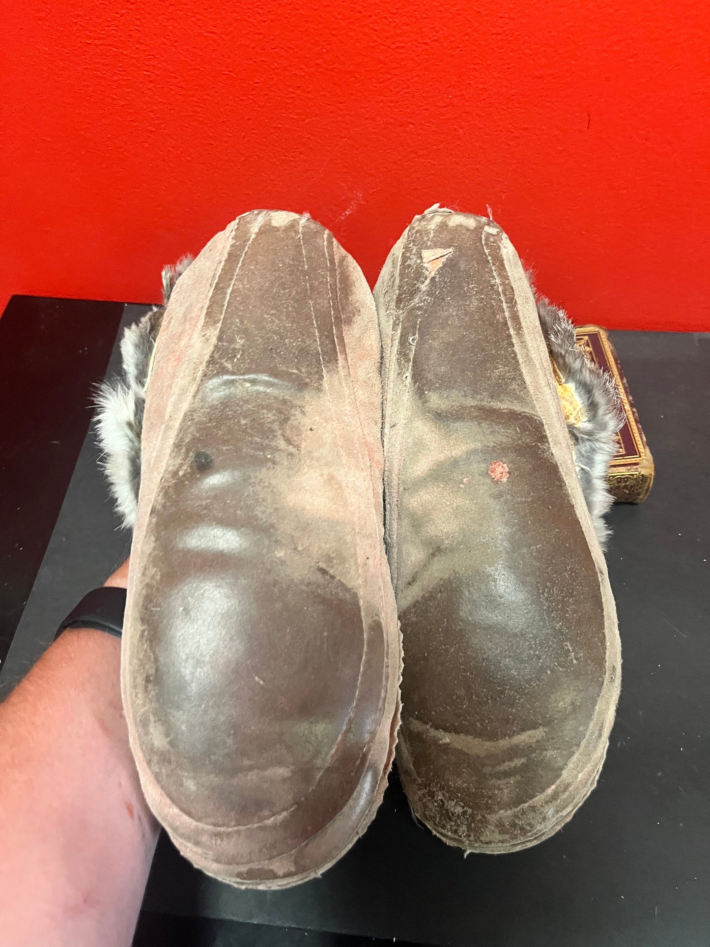 Lovely 10 inch long indigenous First Nations as is moccasins see photos great value priced