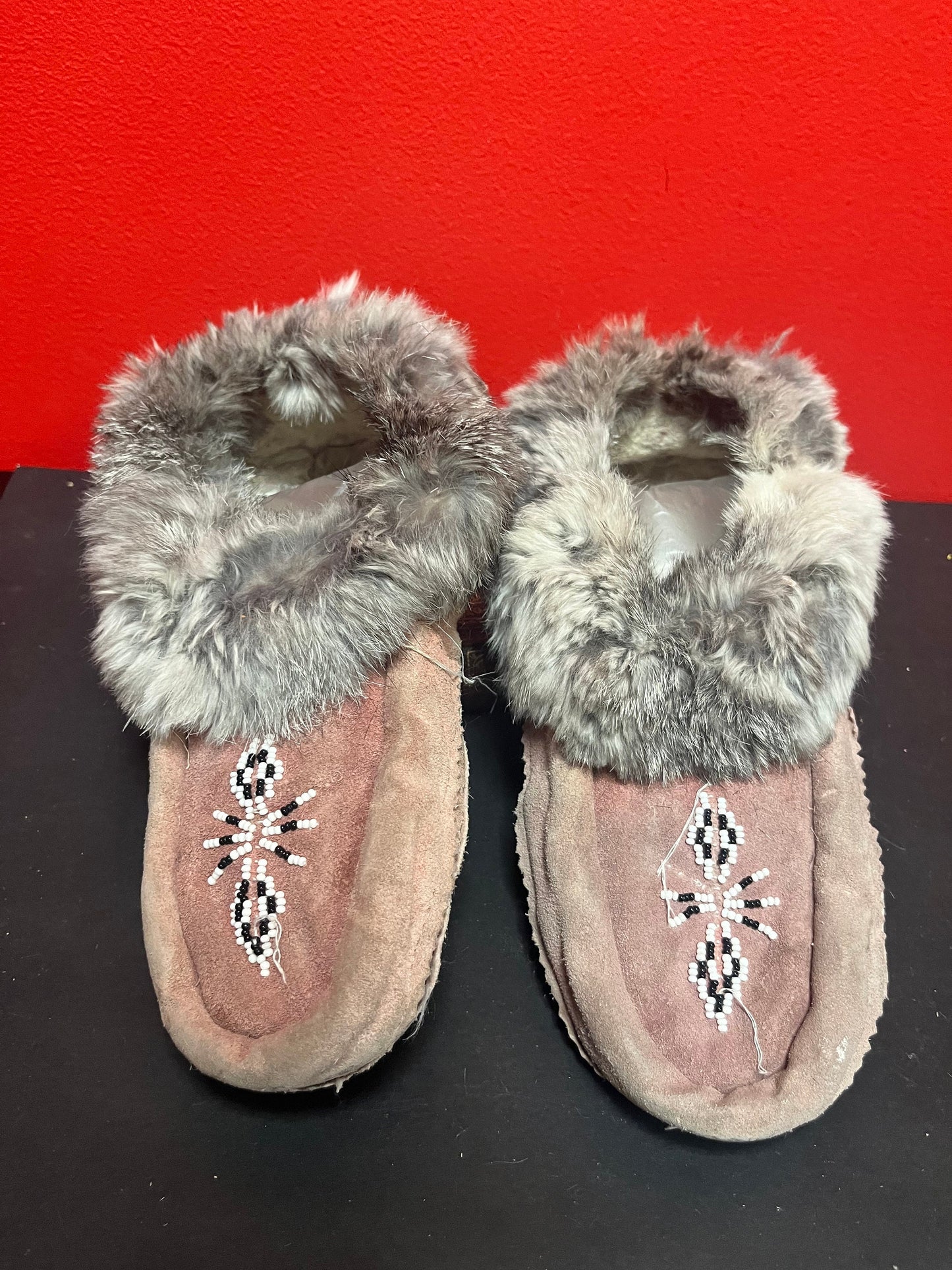 Lovely 10 inch long indigenous First Nations as is moccasins see photos great value priced