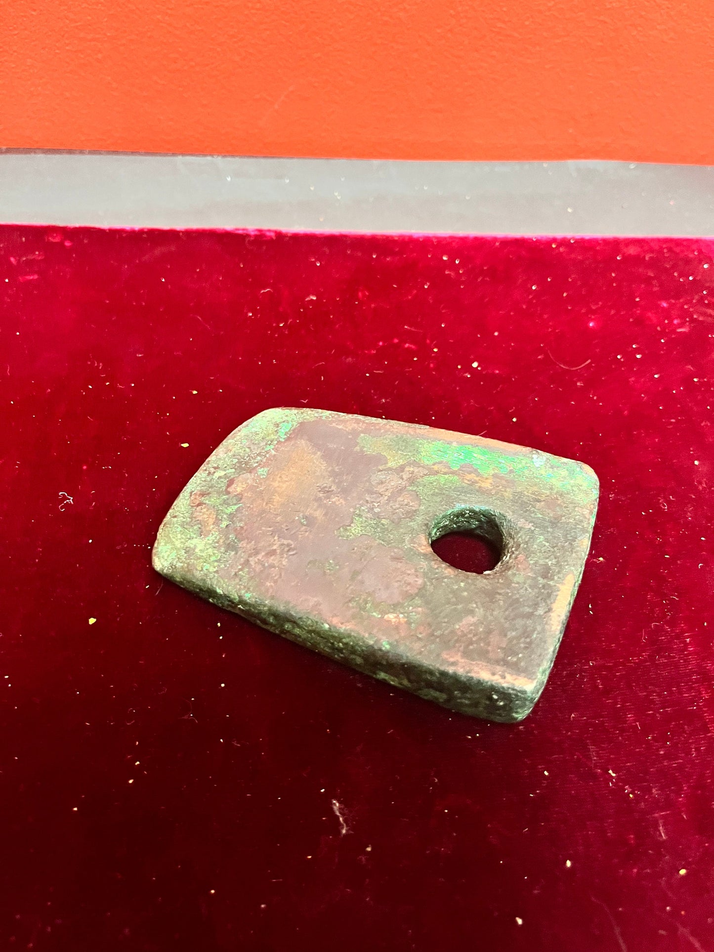 Very very rare 4.25 inch authentic museum, quality pre-Columbian axe Head. Wonderful Patina and History - wow