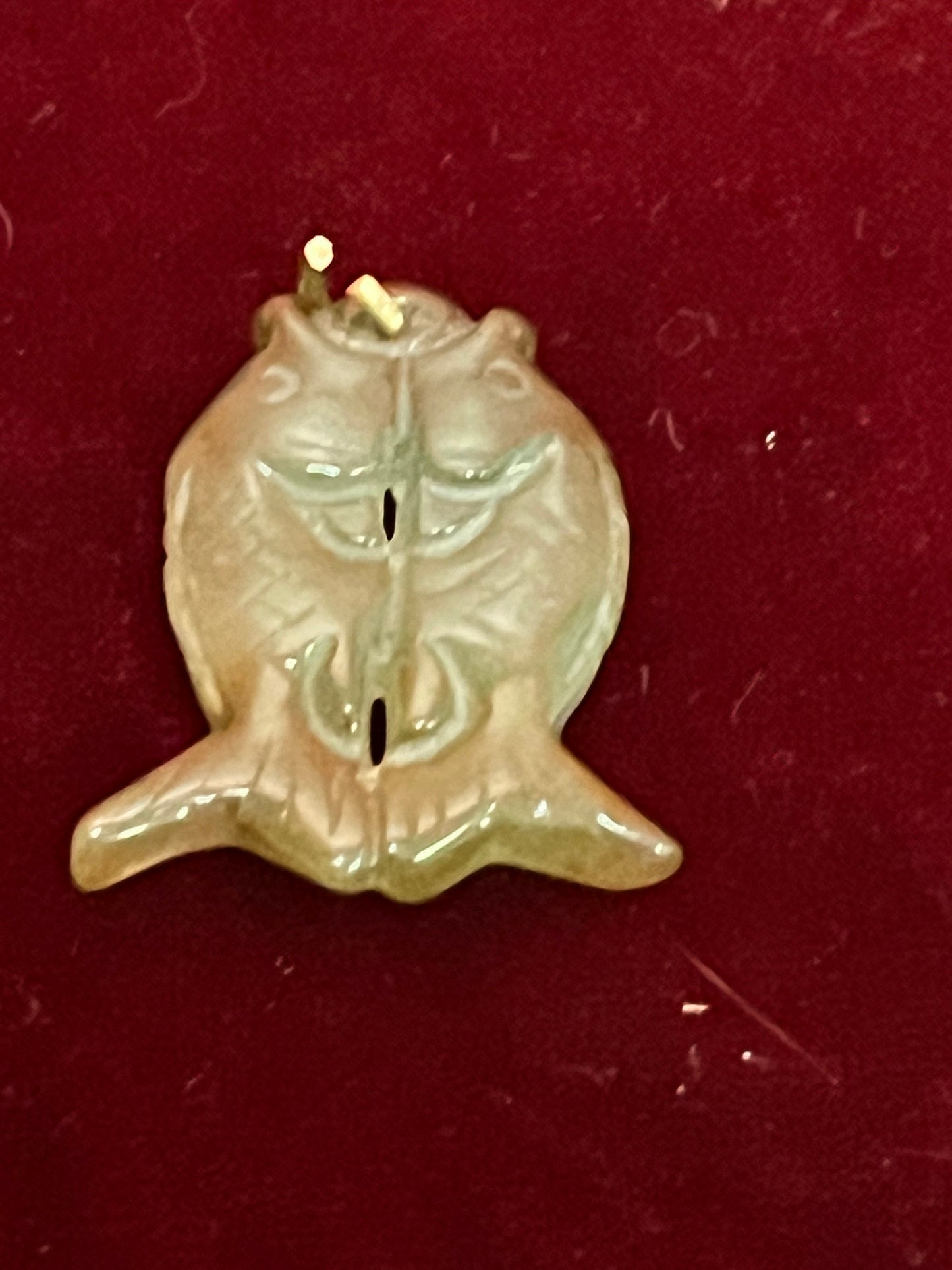 Small jade 1 inch Chinese pendant