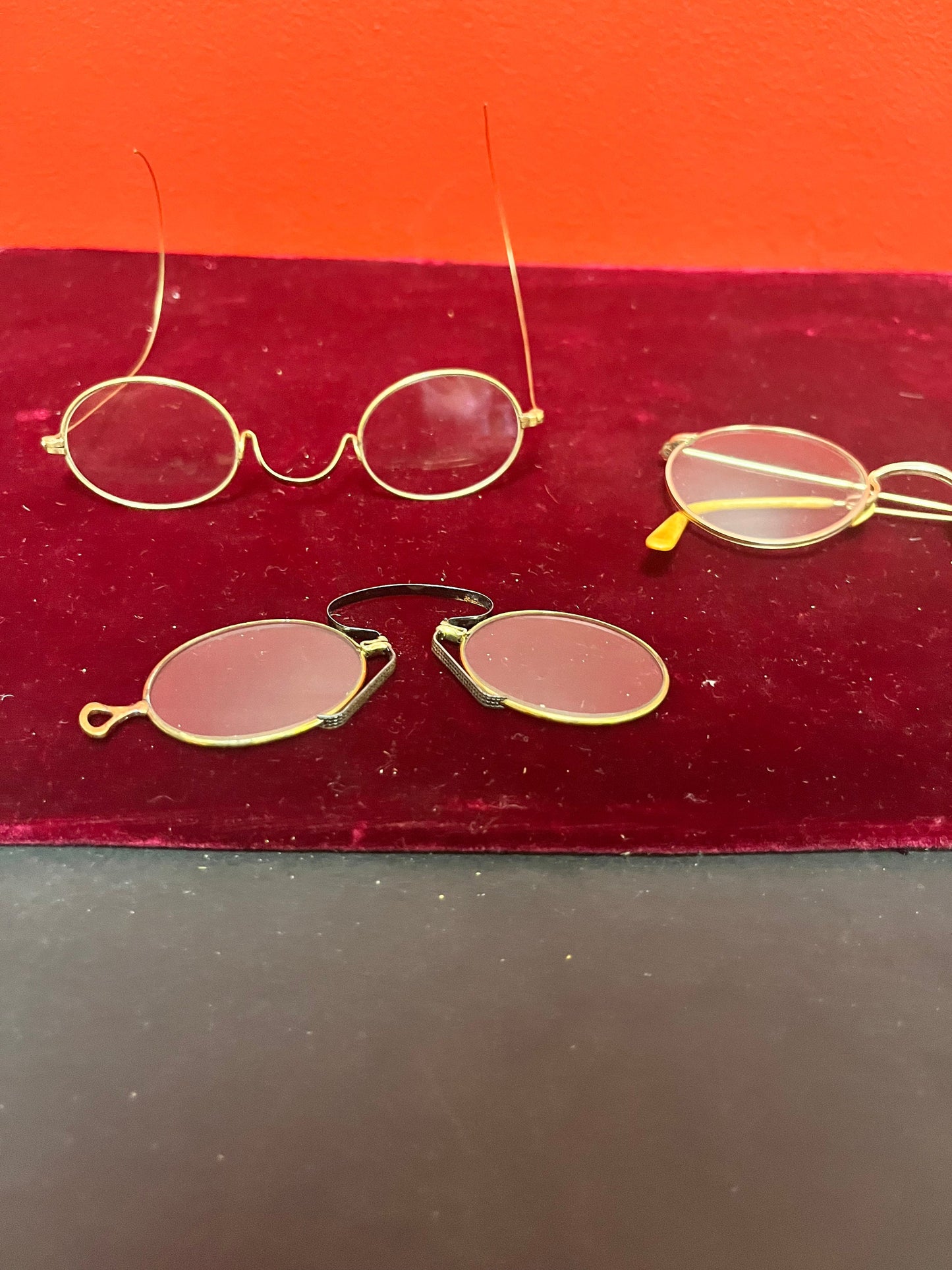 Lot of old eye spectacles cool