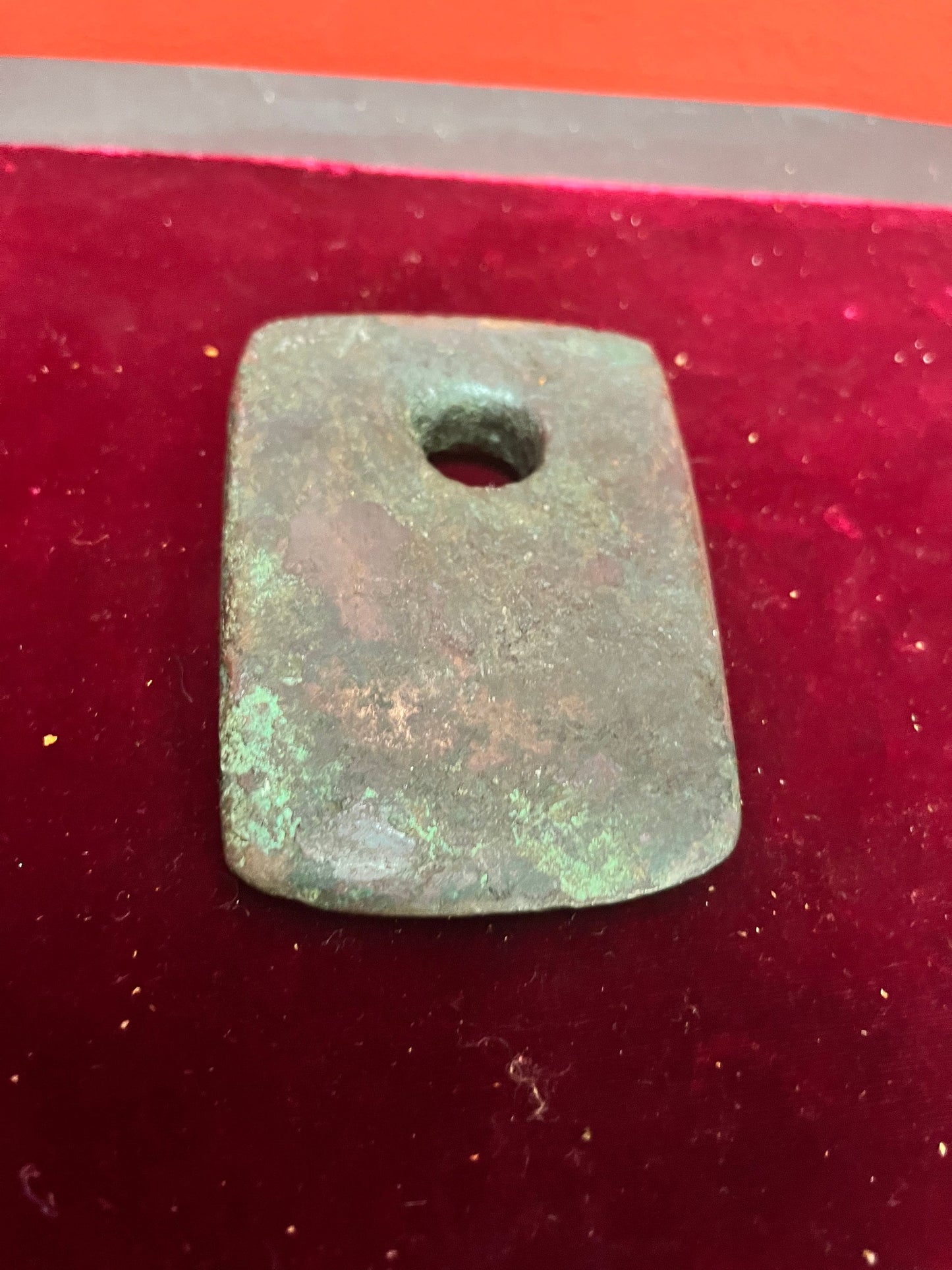 Very very rare 4.25 inch authentic museum, quality pre-Columbian axe Head. Wonderful Patina and History - wow