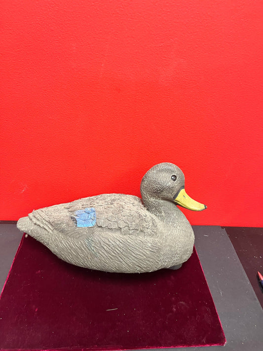 Very cool vintage 14 inch long Italian plastic duck decoy by Victor company! Great decoration