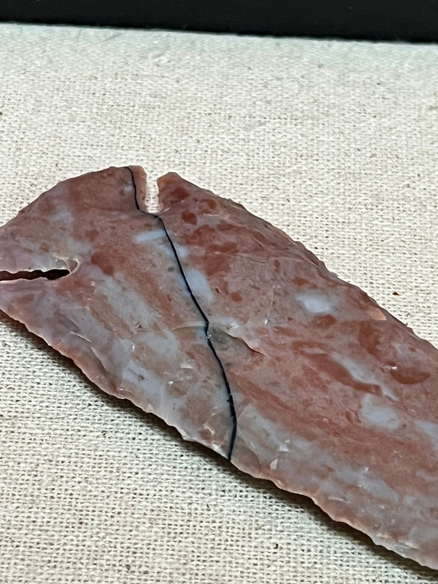 Lovely 5 inch indigenous stone arrowhead  cool gift