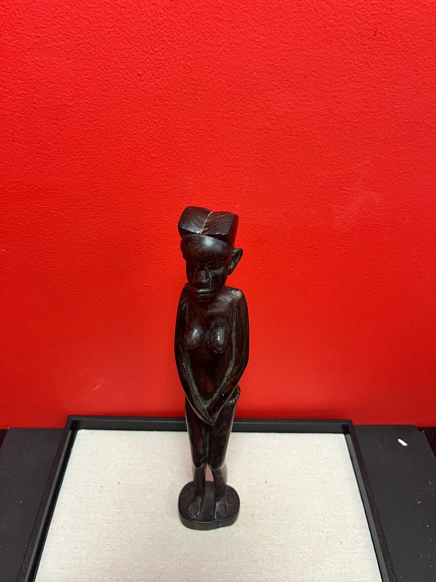 15 inch African ebony wooden nude lady great detail