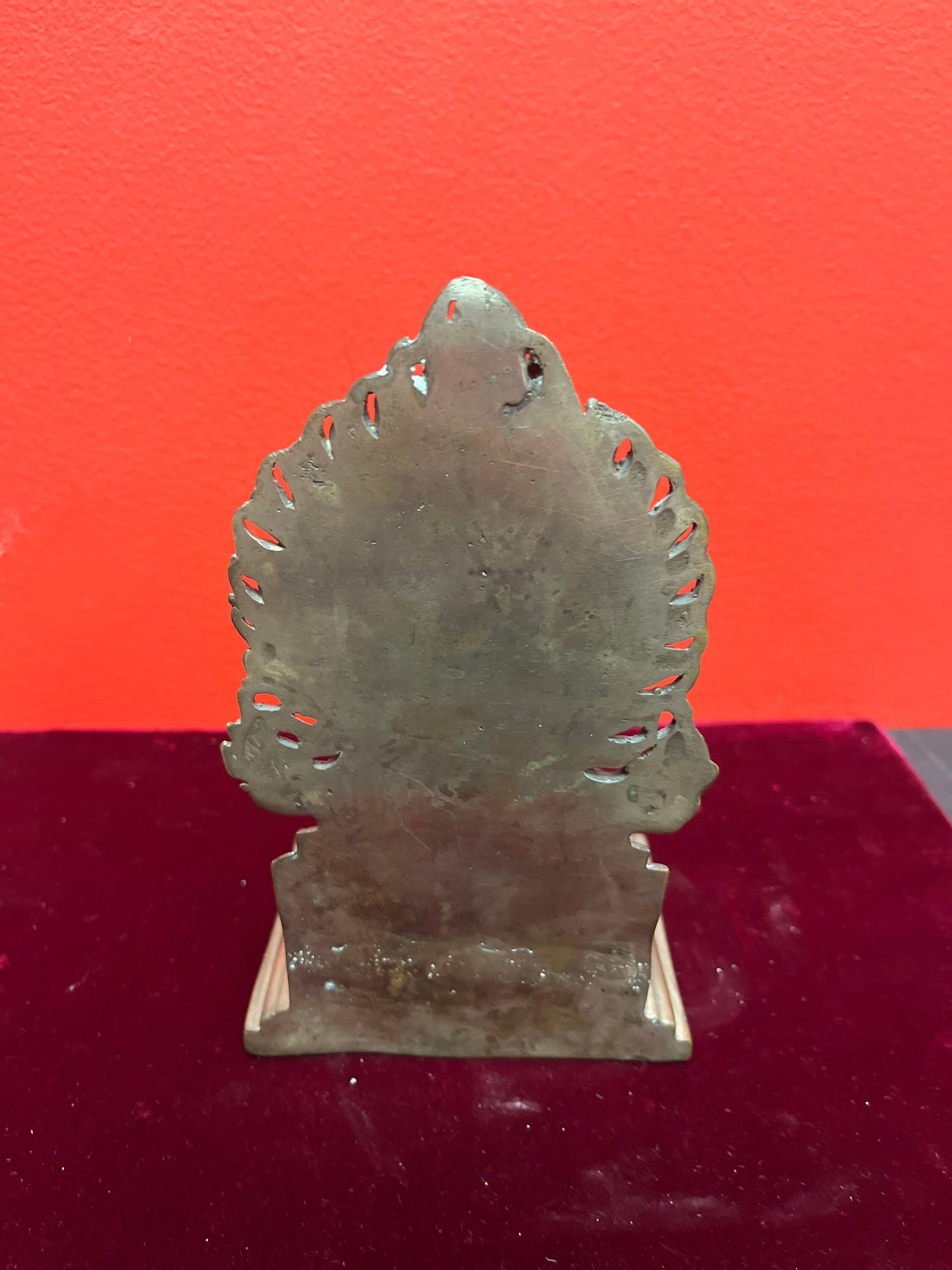 7 inch silver Asian old Buddha great look and details wow