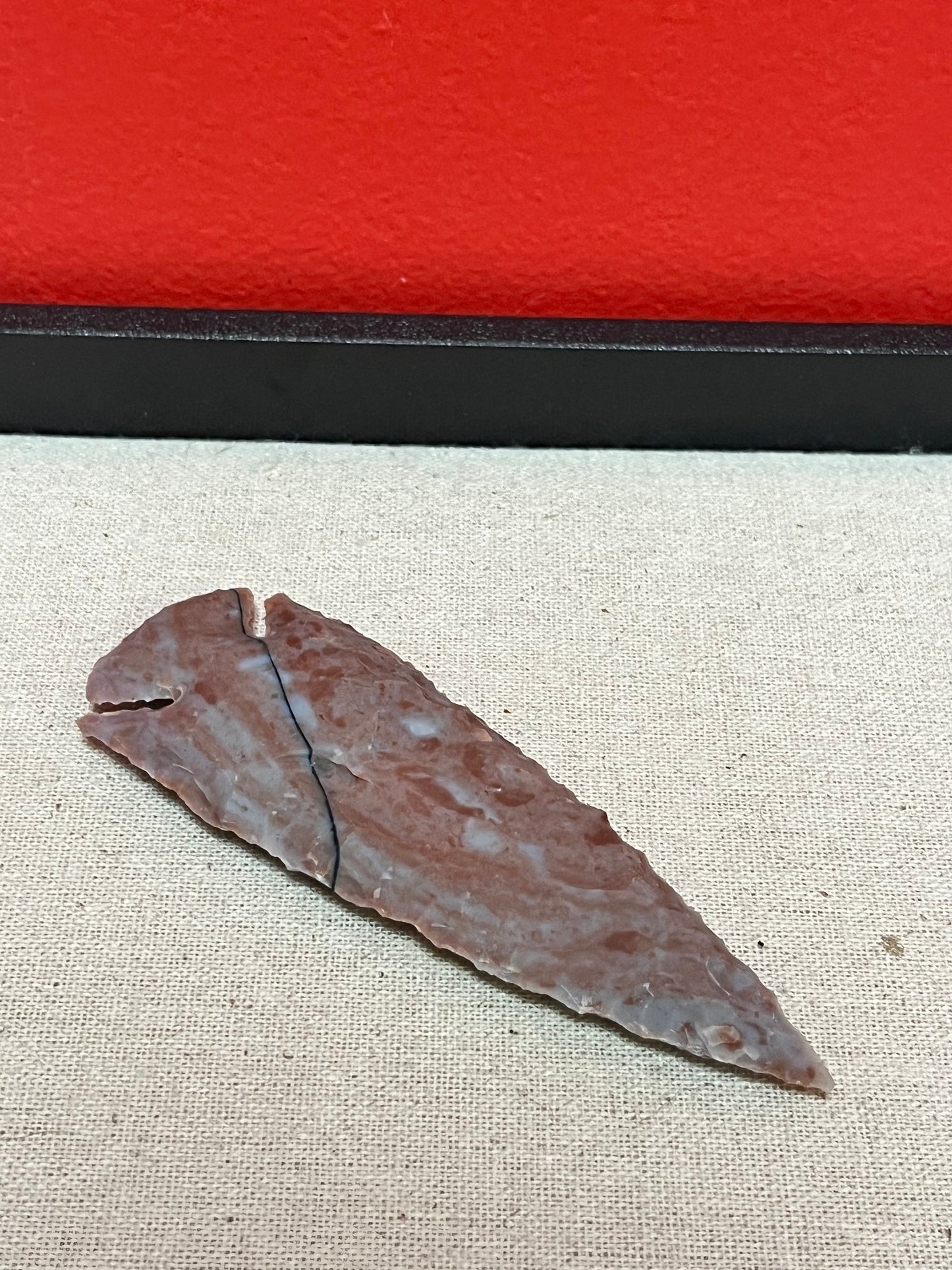 Lovely 5 inch indigenous stone arrowhead  cool gift