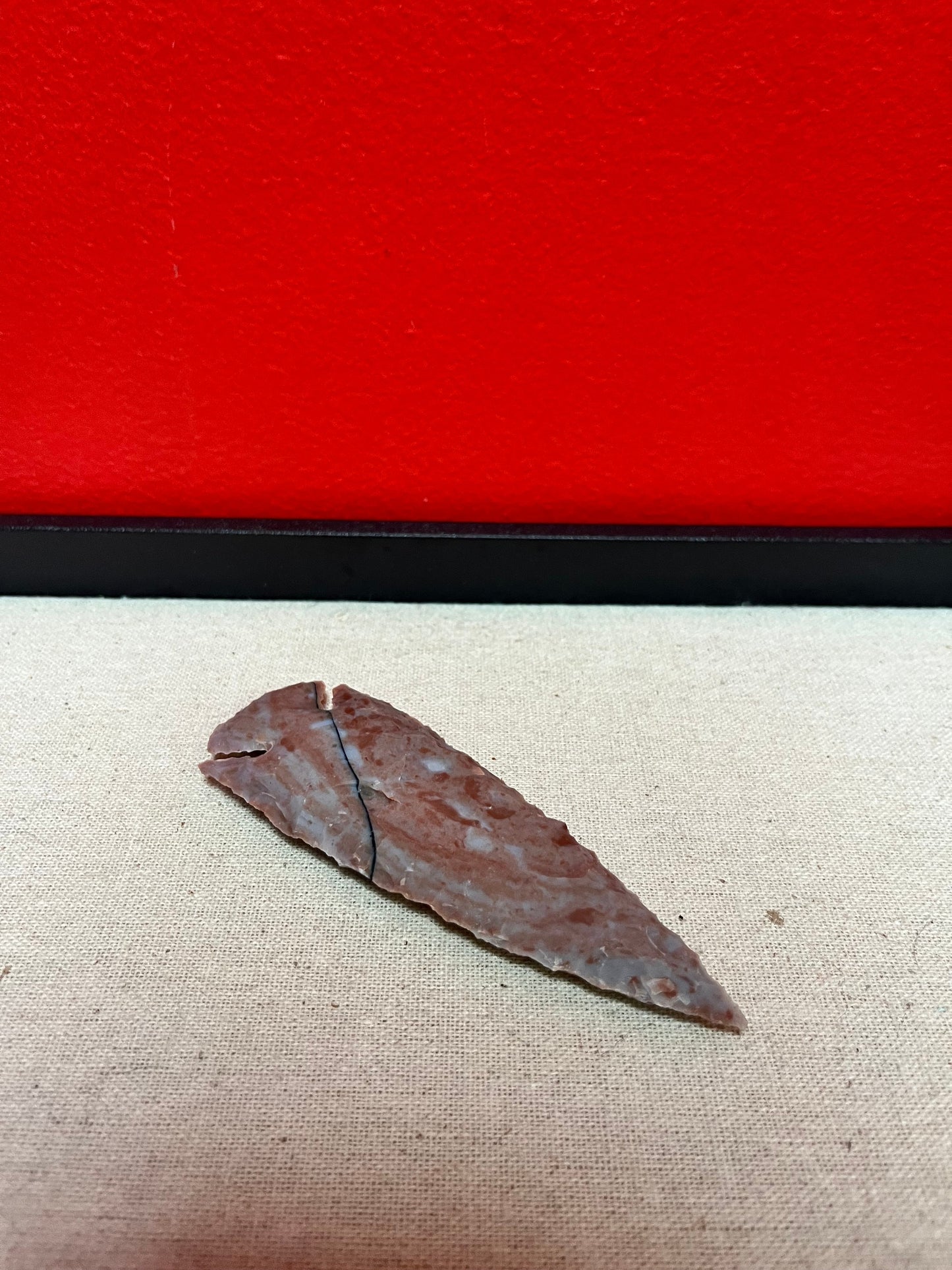 Lovely 5 inch indigenous stone arrowhead  cool gift