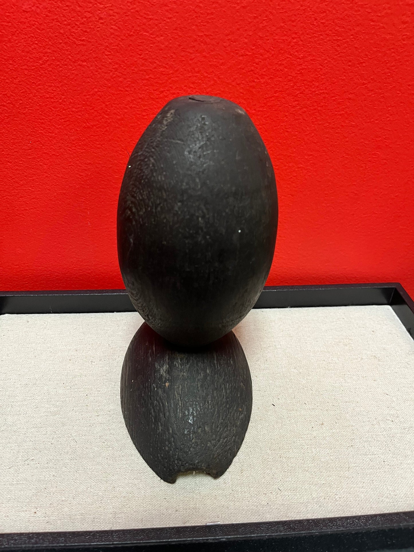 Lovely 8 inch tall, indigenous pacific northwest coast antique buoy carving statue  Unusual, and beautiful