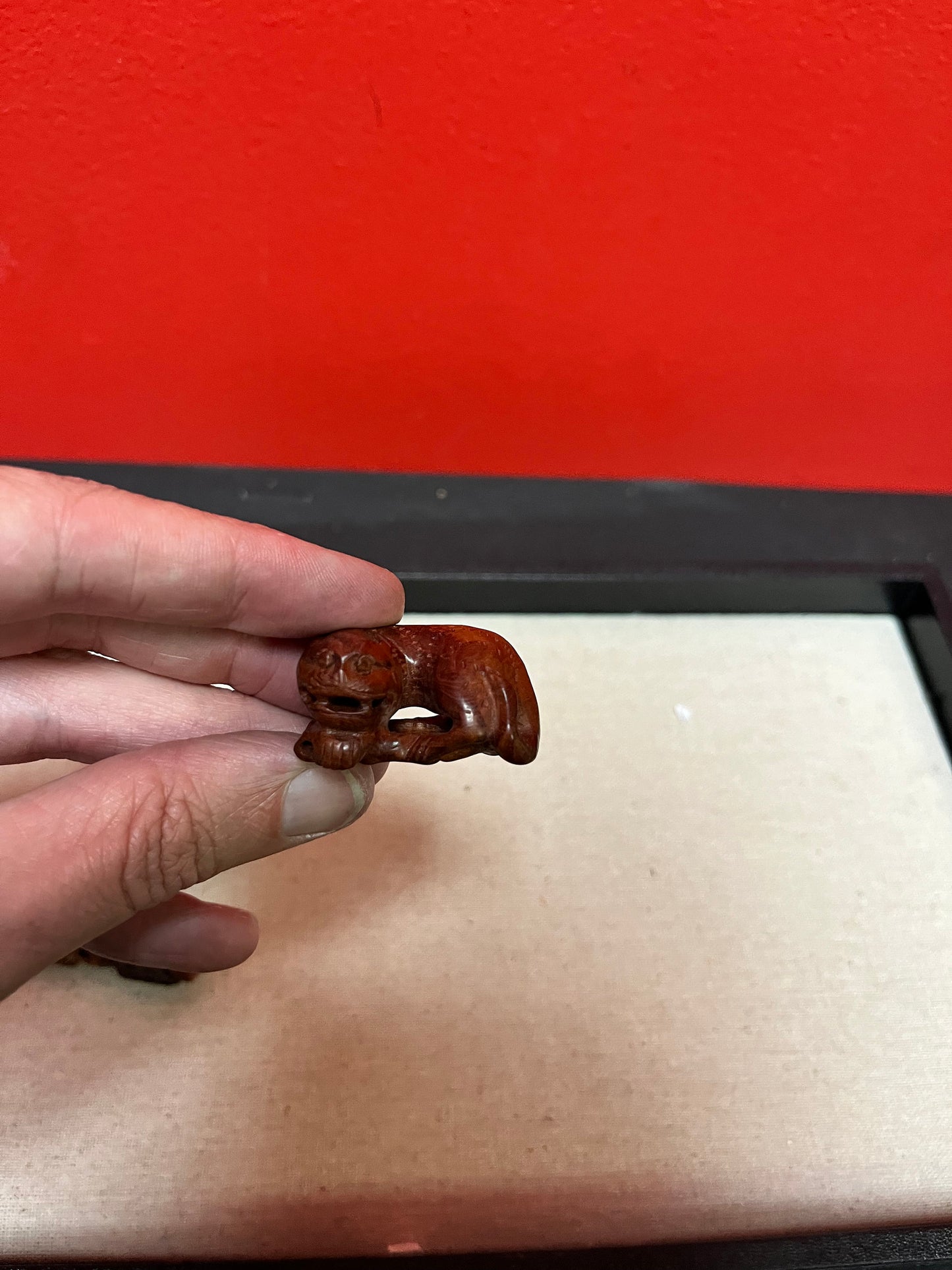 Three Antique Japnese wooden Netsukes  lovely condition  price for all  1.5 to 2 inch each