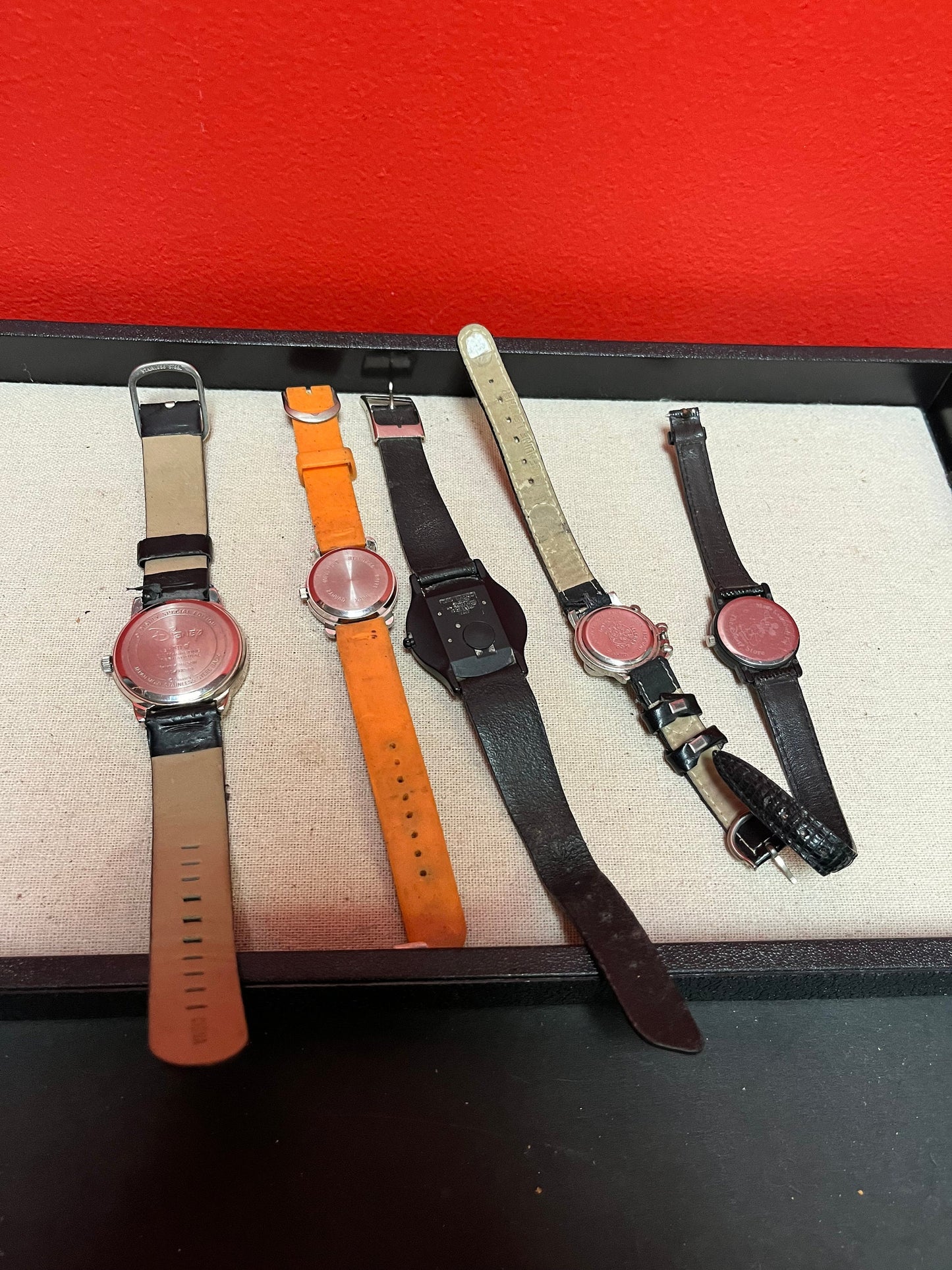 Five Disney watches as is final sale perfect for tinkering or resale