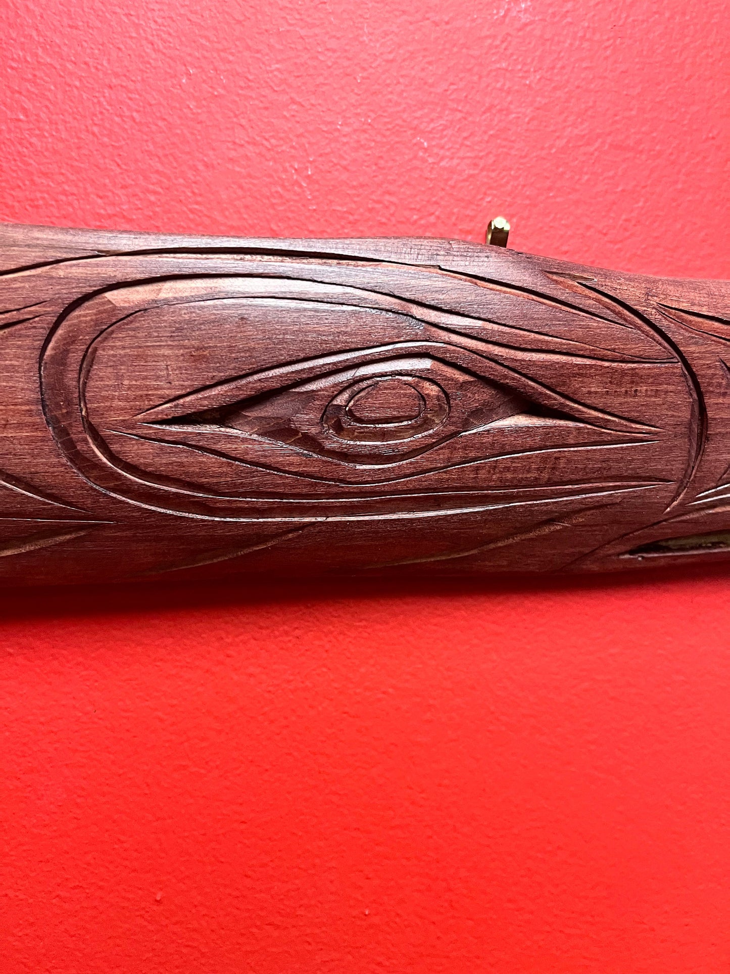 Stunning indigenous first nations Pacific northwest coast 18 inch long raven mask plaque Stanley Joseph wow