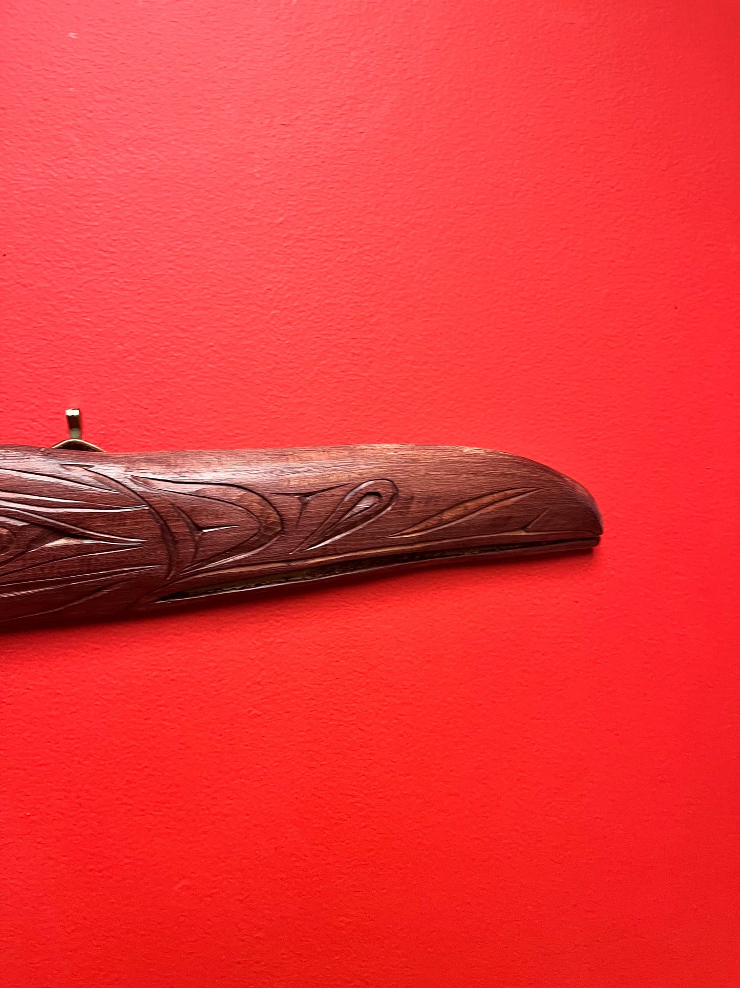 Stunning indigenous first nations Pacific northwest coast 18 inch long raven mask plaque Stanley Joseph wow