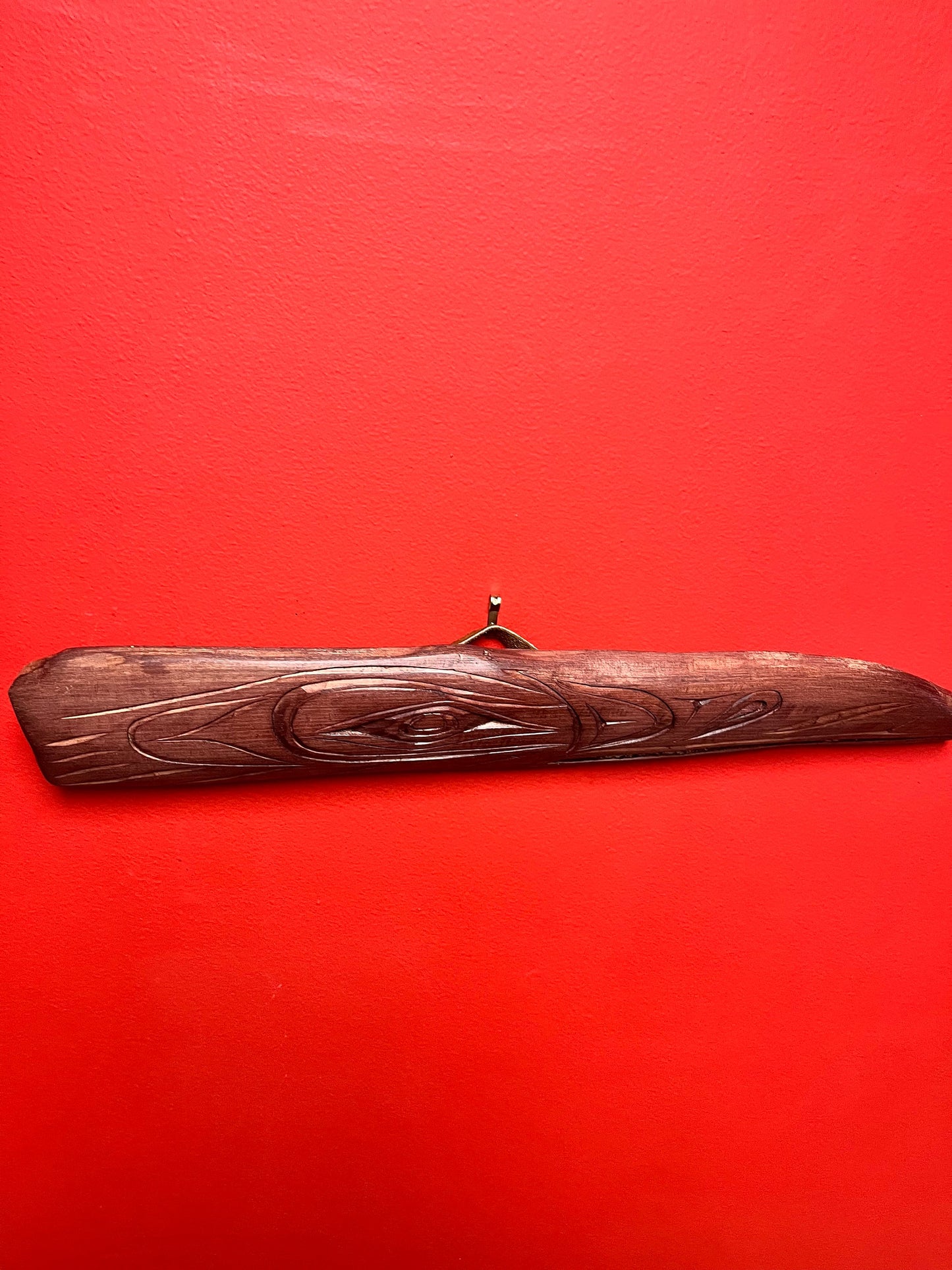 Stunning indigenous first nations Pacific northwest coast 18 inch long raven mask plaque Stanley Joseph wow
