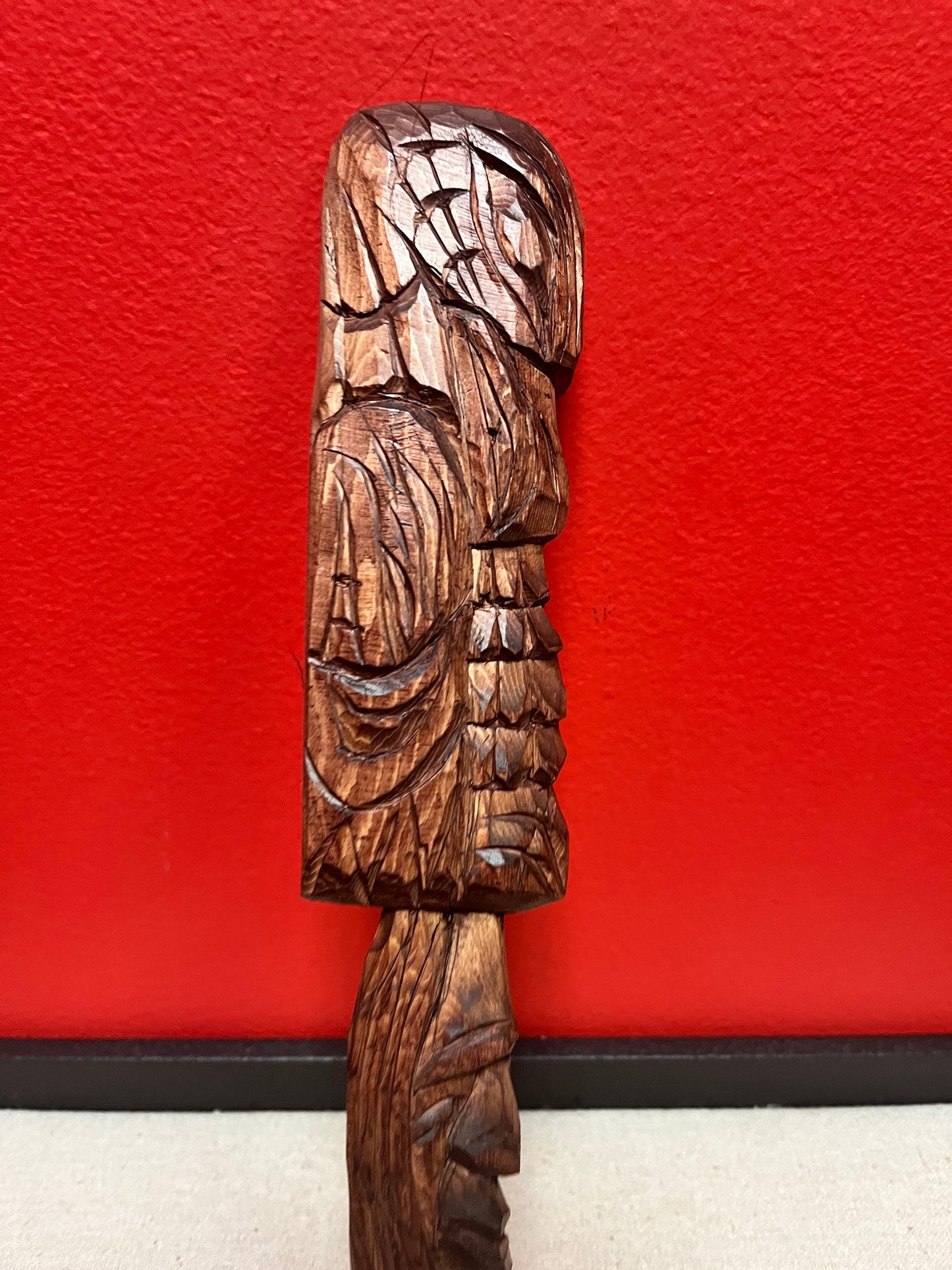 Beautiful signed 11 inch tall plaque or letter  opener   indigenous First Nations Pacific Northwest coast