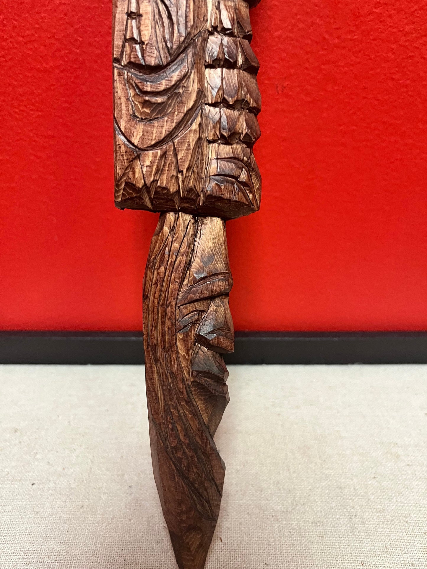 Beautiful signed 11 inch tall plaque or letter  opener   indigenous First Nations Pacific Northwest coast