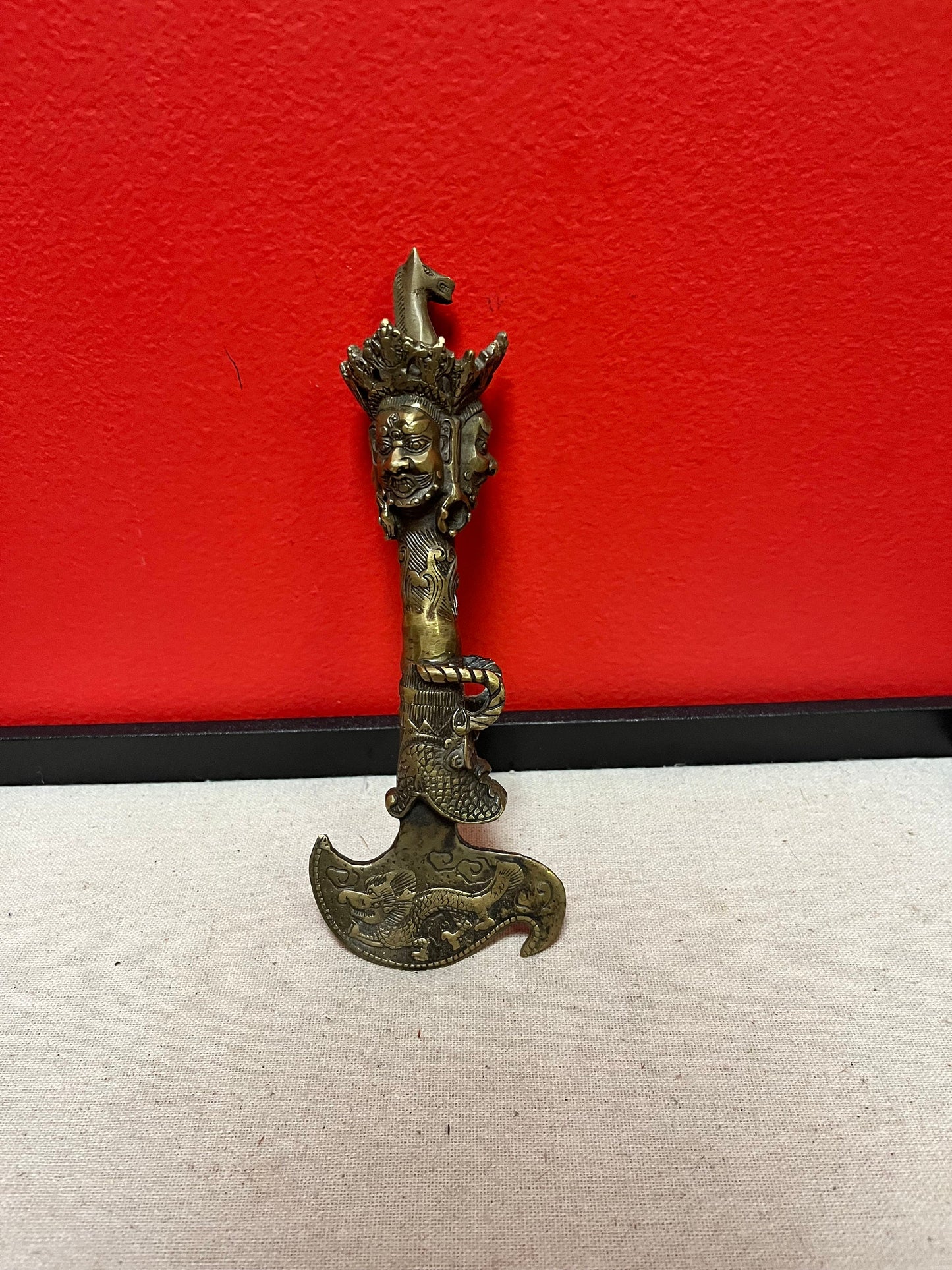 Sensational museum quality 19 century Tibetan Phurba wow