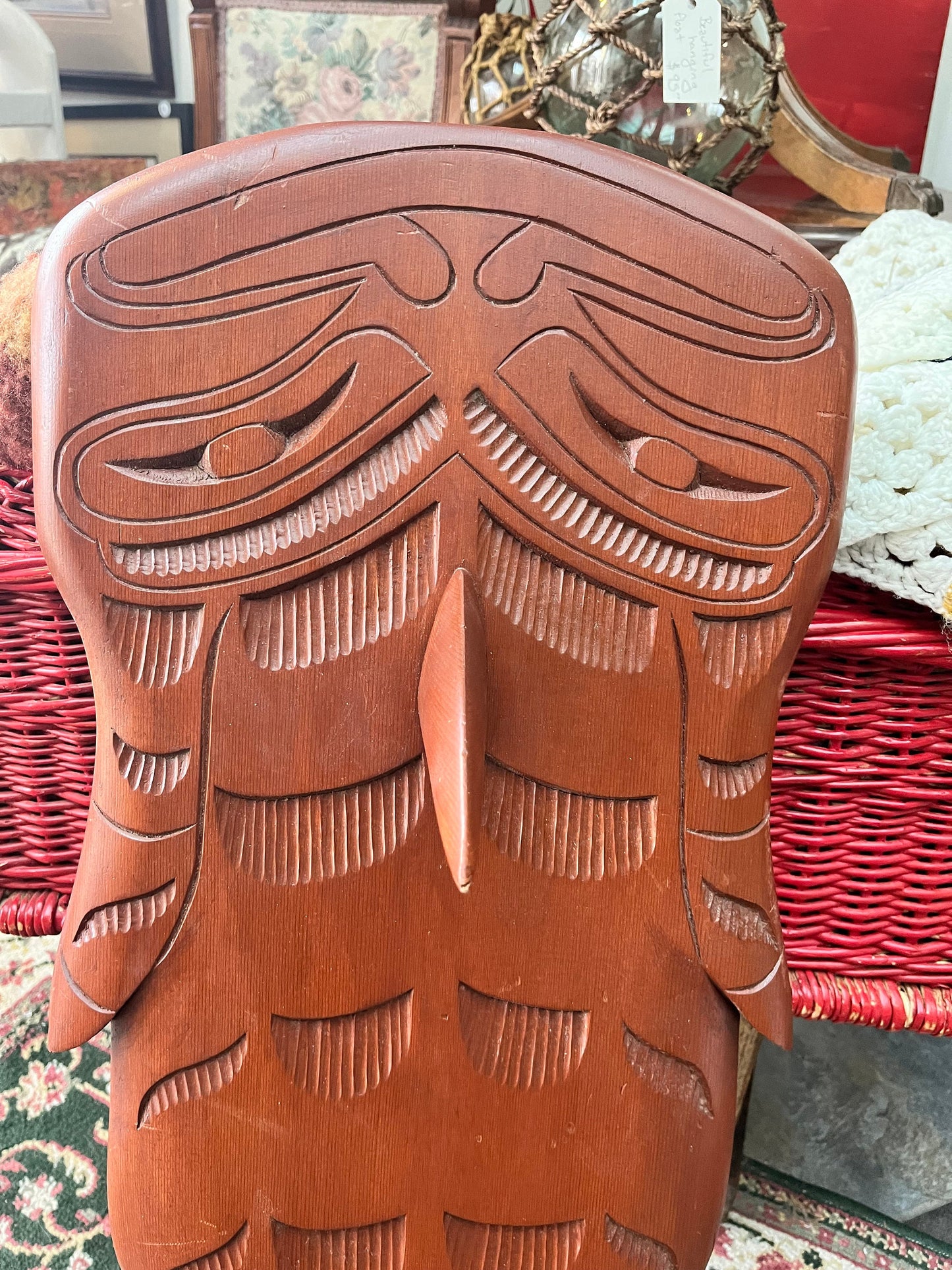 Huge indigenous, first nations Pacific northwest coast, killer whale plaque  ready to hang and really cool detail  29 x 12 wide