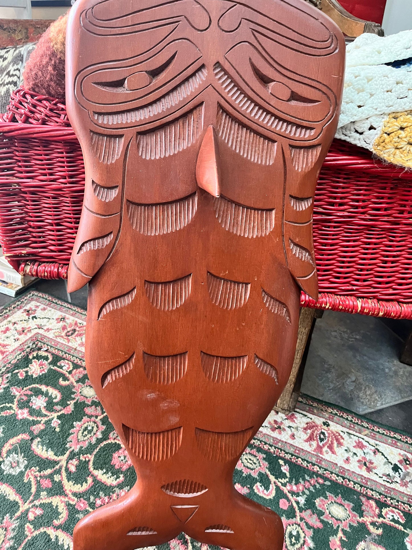 Huge indigenous, first nations Pacific northwest coast, killer whale plaque  ready to hang and really cool detail  29 x 12 wide