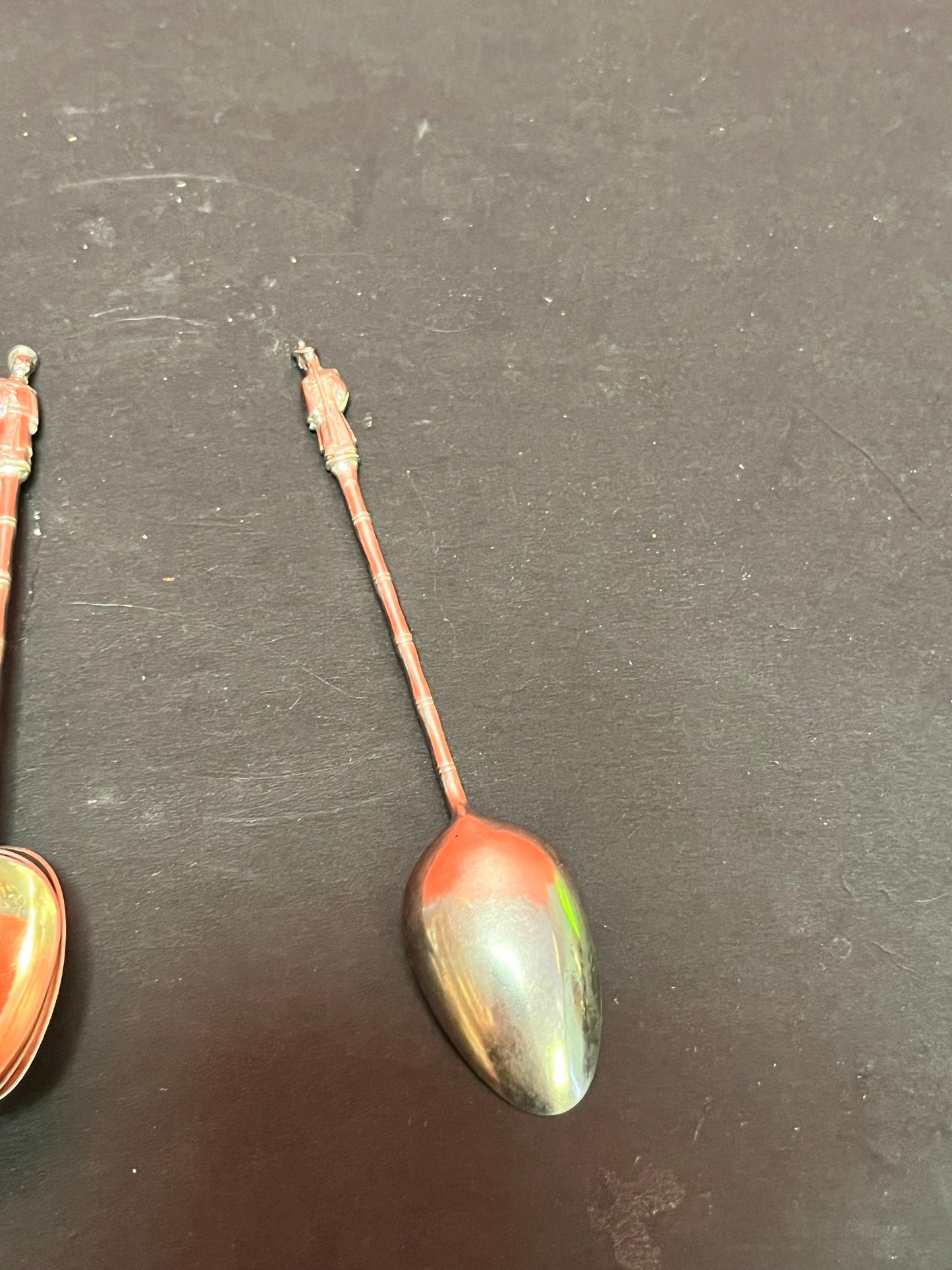 Set 10 untested Chinese sterling silver 5 inch teaspoons  great value