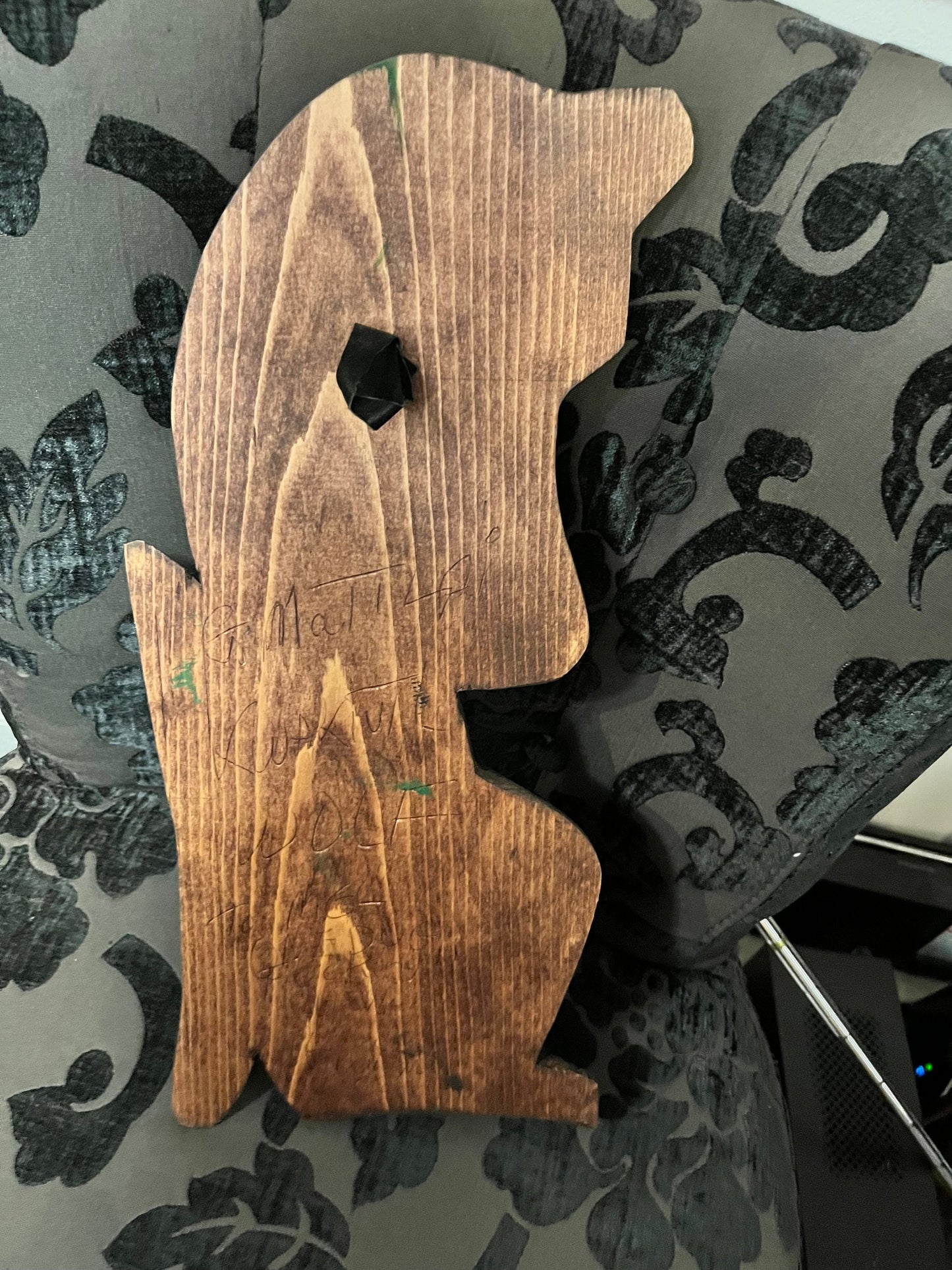 Stunning 16 inch tall, indigenous first nation pacific northwest coast signed Cedar Wolf plaque — unbelievable detail