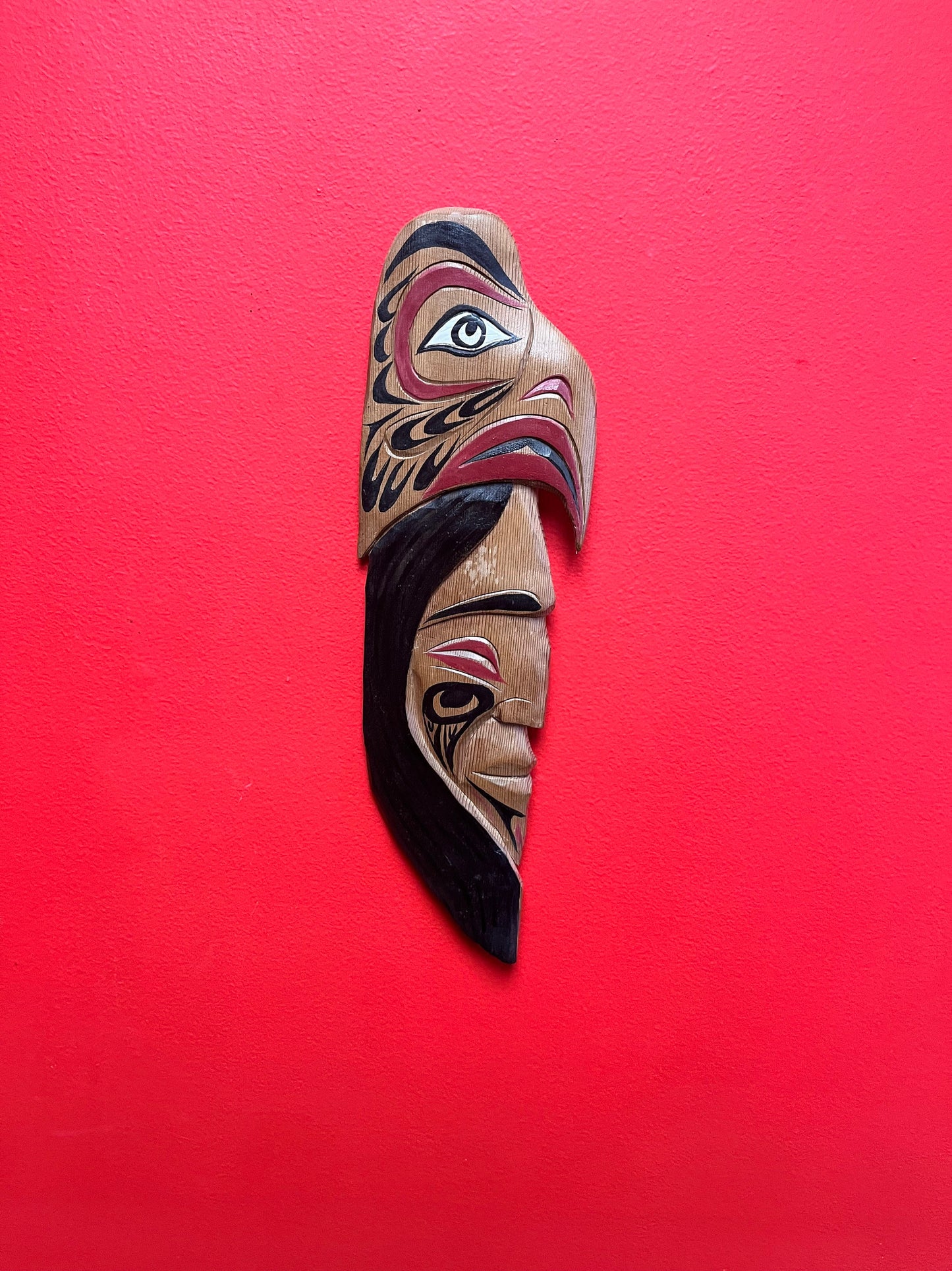 15 inch Stan Joseph indigenous, first nations Eagle Salish chief plaque