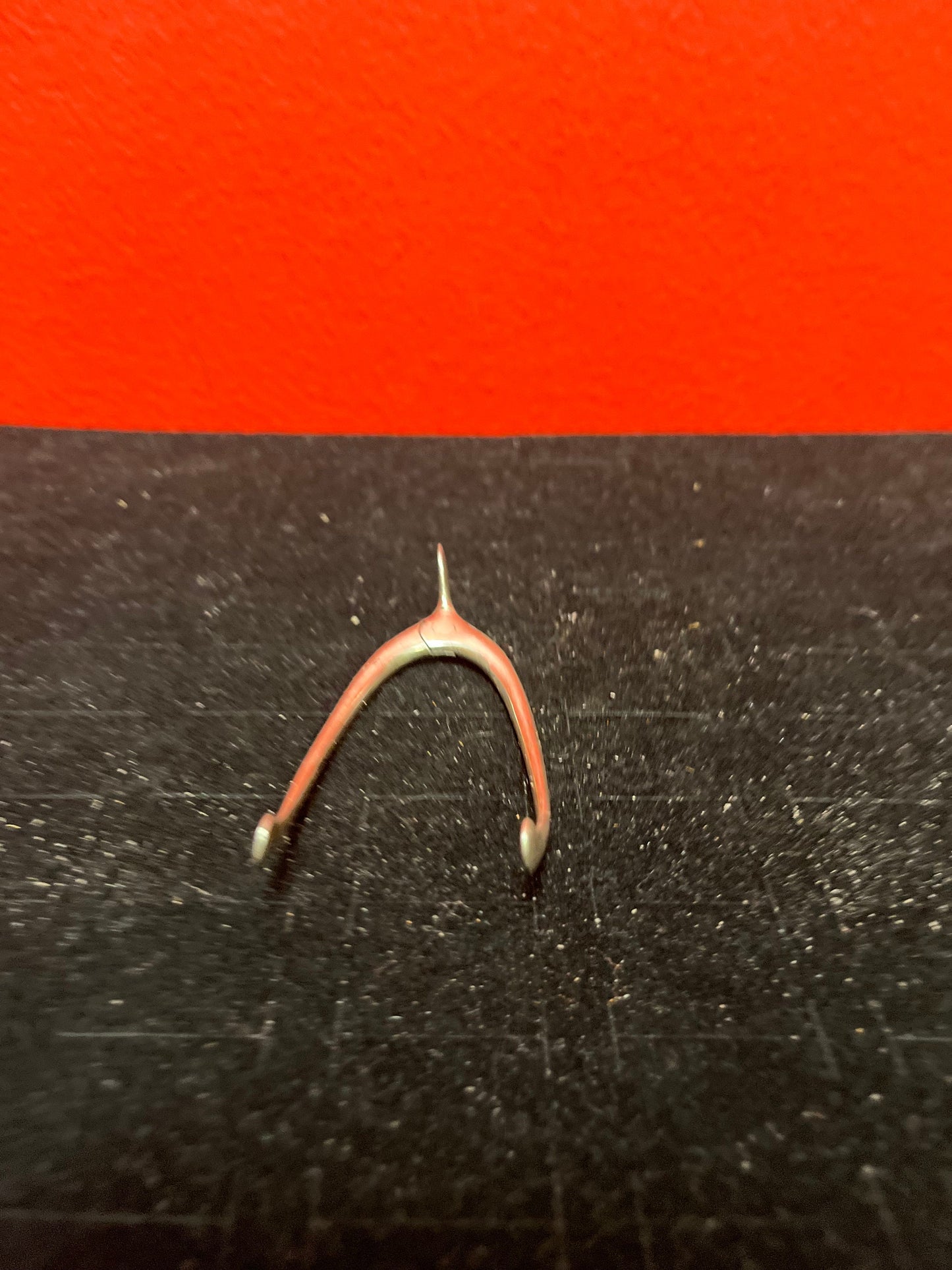 Lovely 3.5 inch long antique sterling silver wishbone sugar nips / tongs Unusual and a fabulous gift