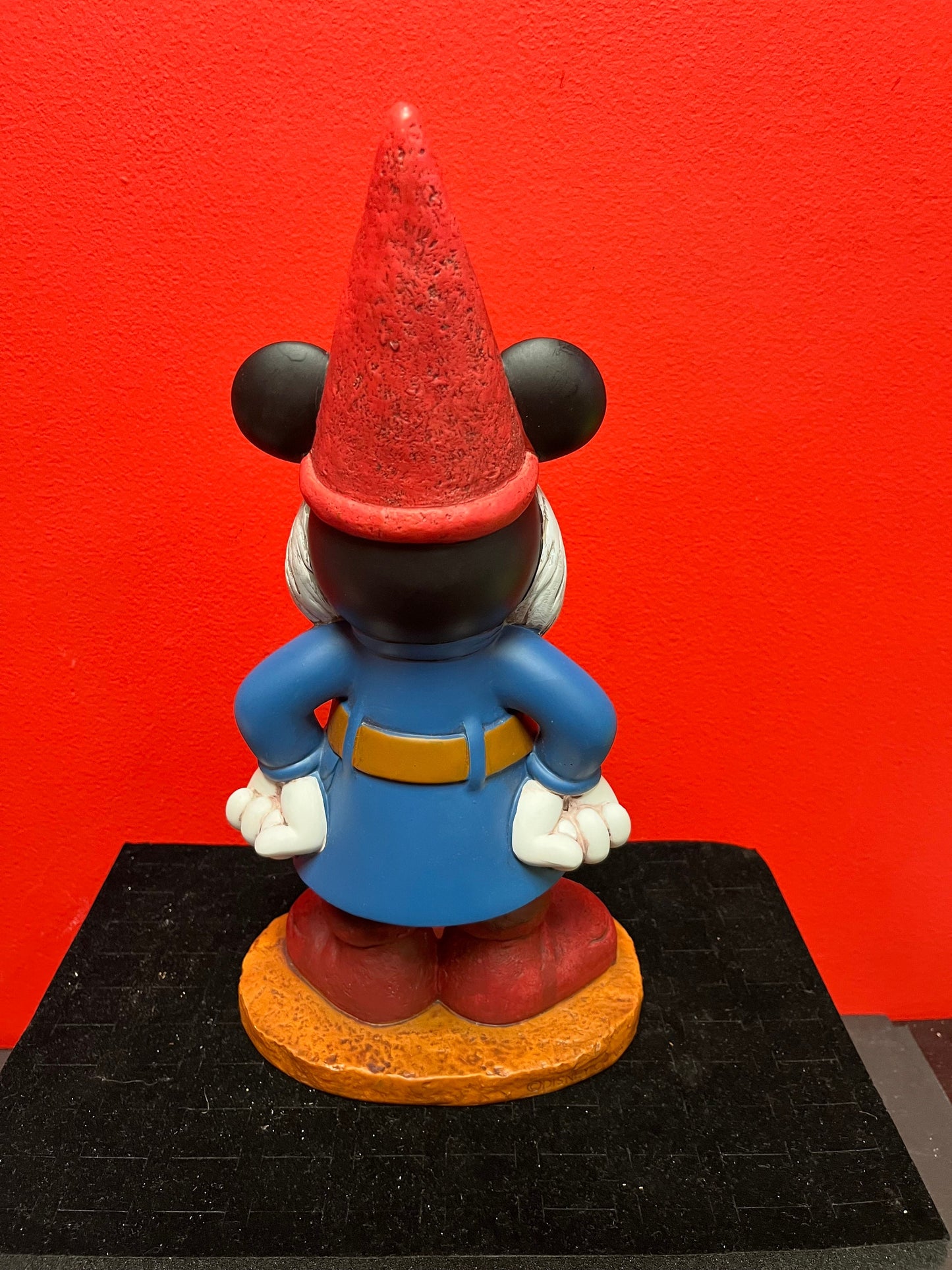 A Magical 14 x 6 authentic Disney Mickey Mouse gnome perfect condition Disney Mickey gnome -