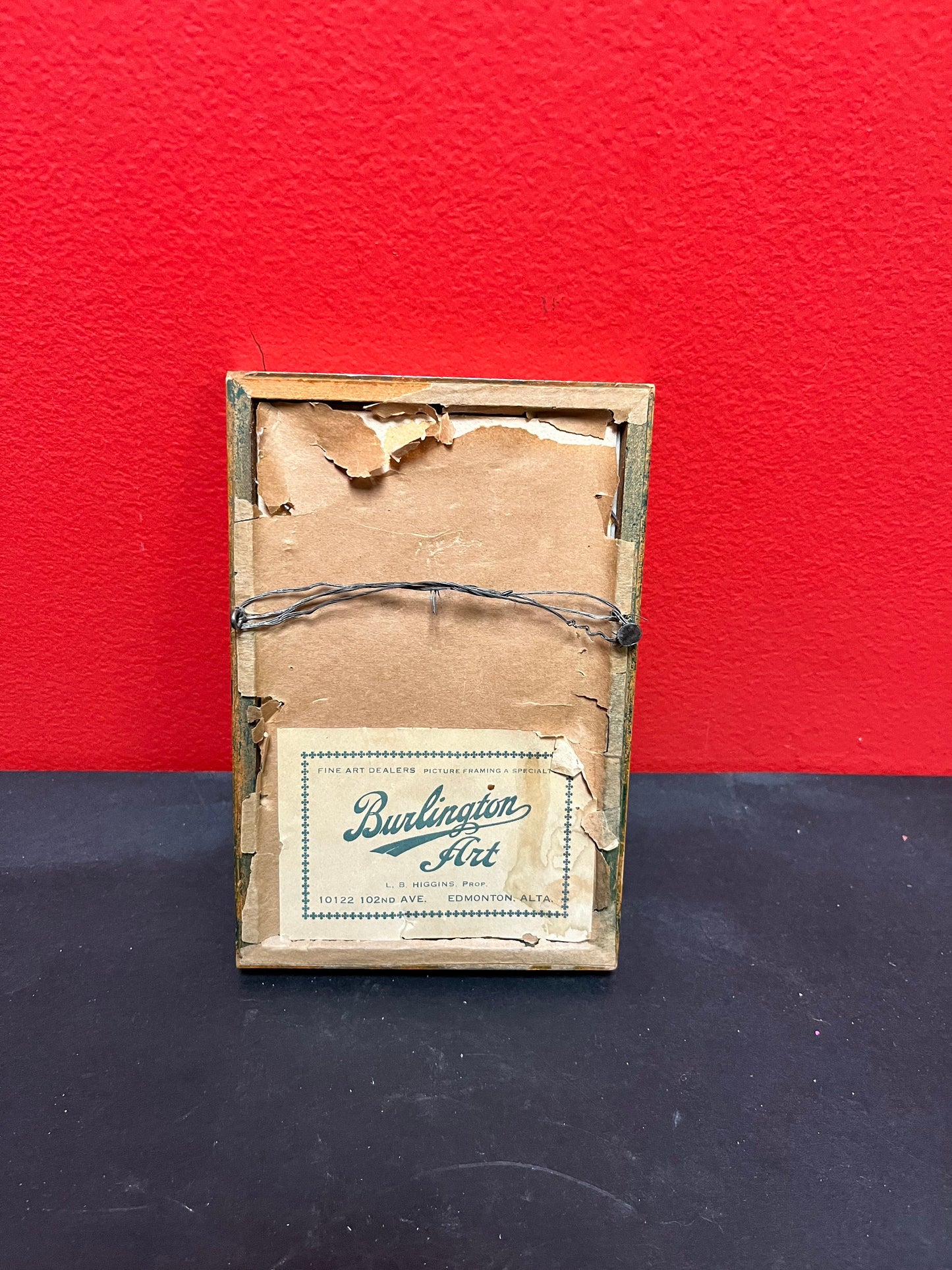 Lovely 6 x 4 watercolour on paper  Chinese original beautiful painting on frame  wow