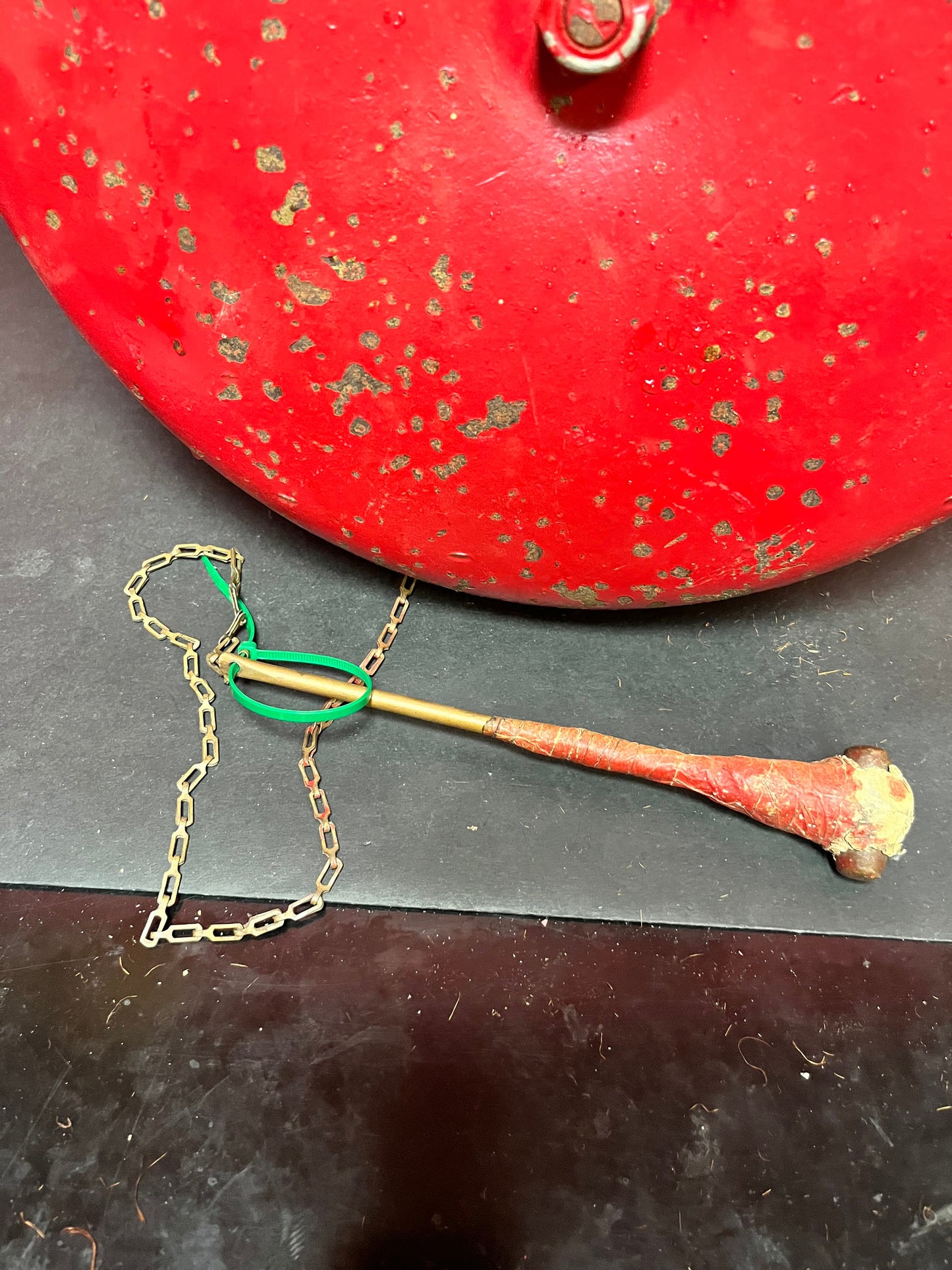 Fabulous boxing bell - old authentic museum quality Vancouver Island boxing club ring bell bell 14 inches plus shelf and hammer - wow