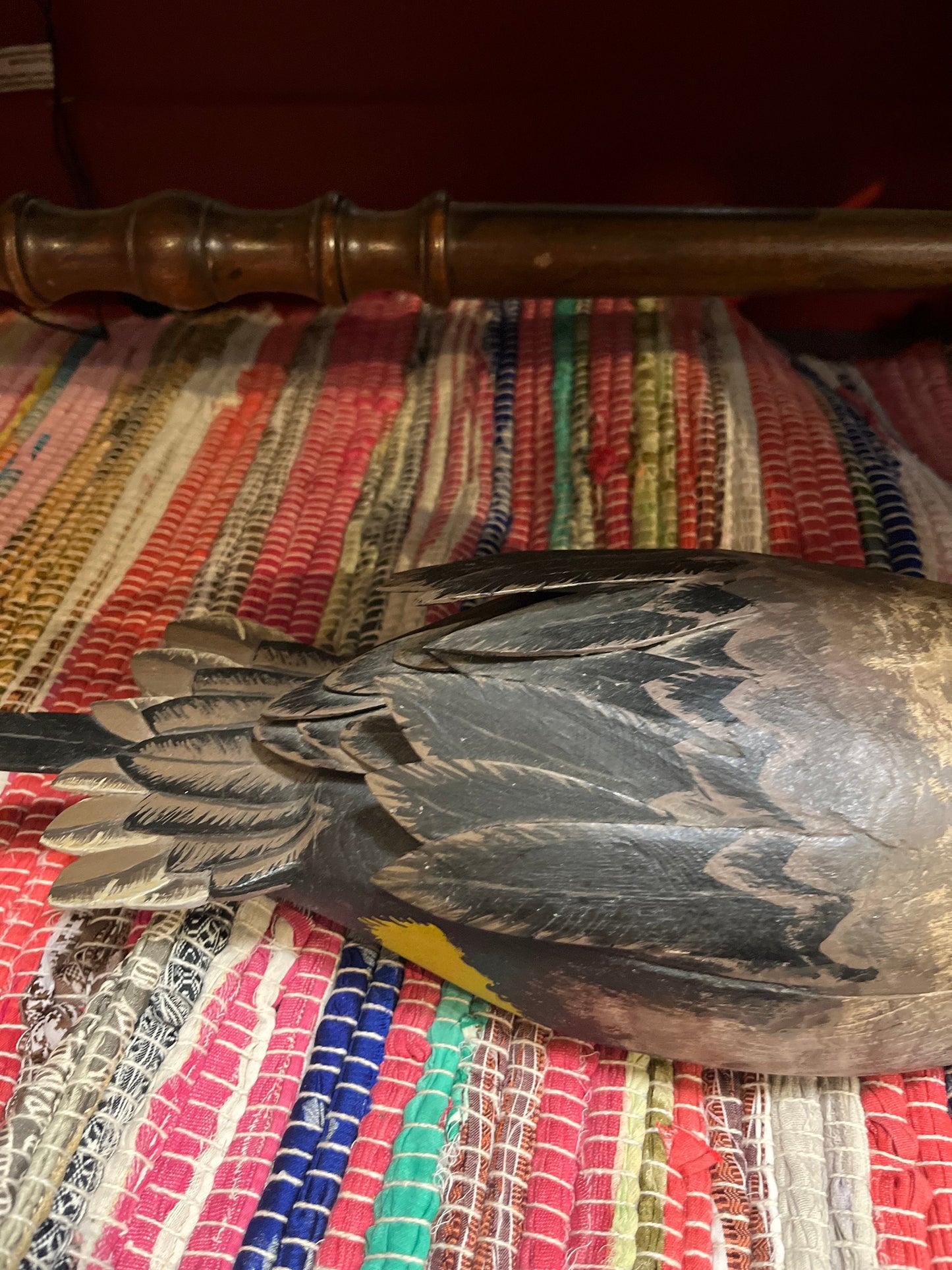 Stunning 17 x 5 x 7“ high signed Canadian hand carved pintail duck great detail and condition fabulous decor or gift