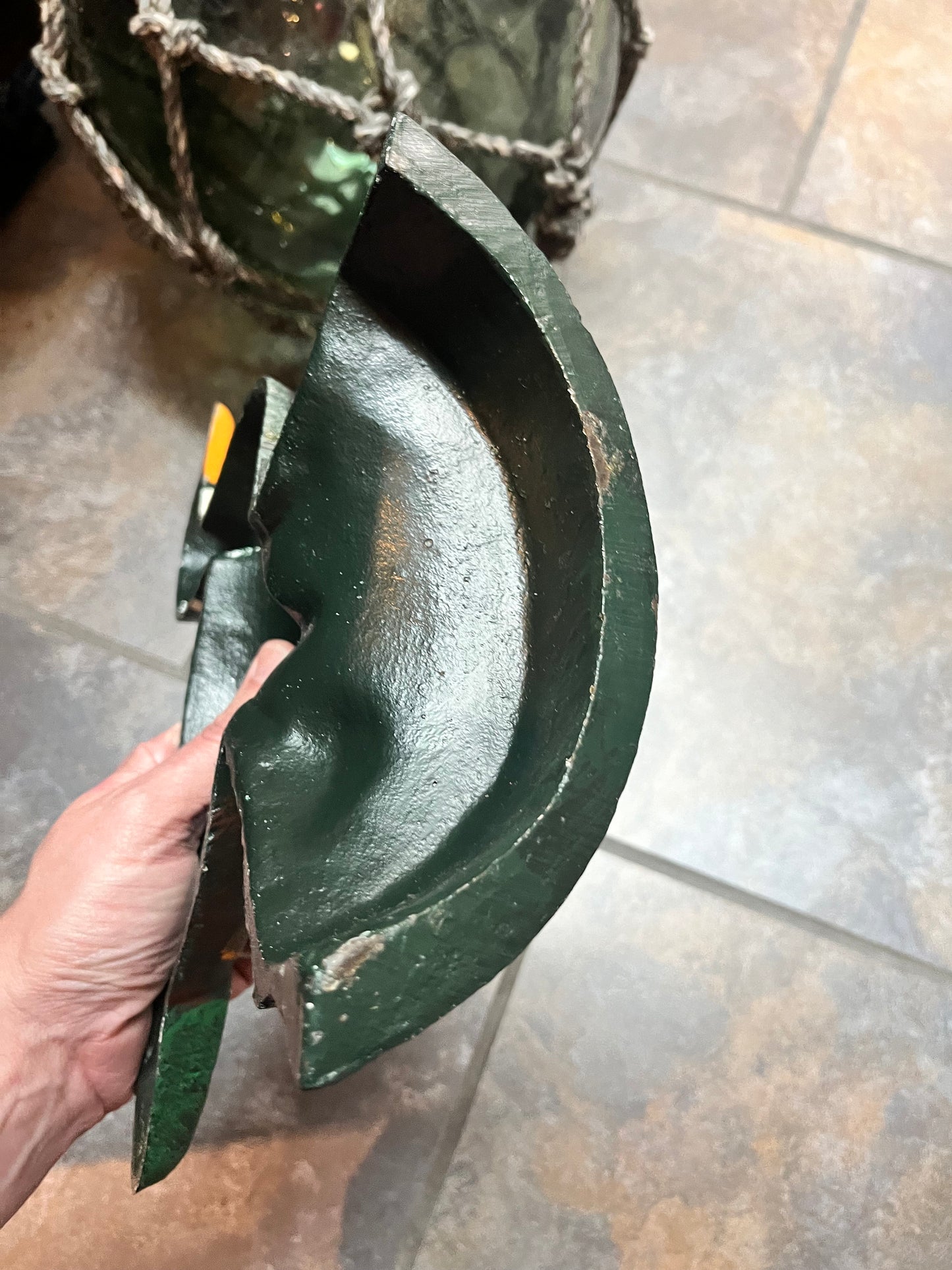 Fabulous 11 x 10 cast-iron mallard duck doorstop great paint and patina heavy Ready for your door