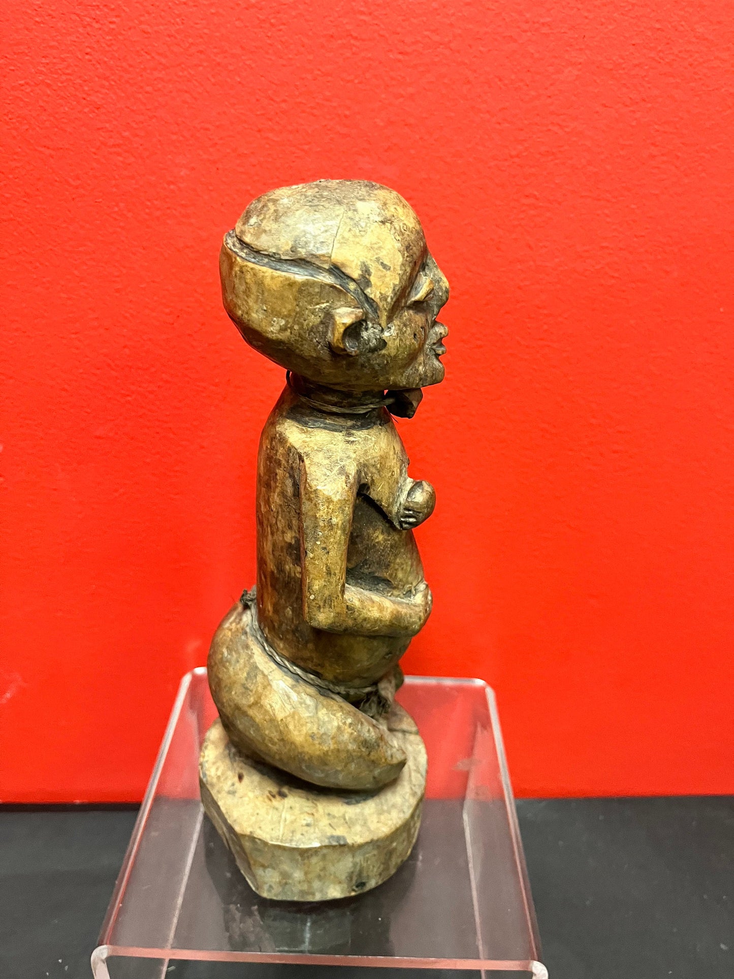 Fabulous rare early 1900s, 10 inch tall African fertility statue great condition and wonderful patina