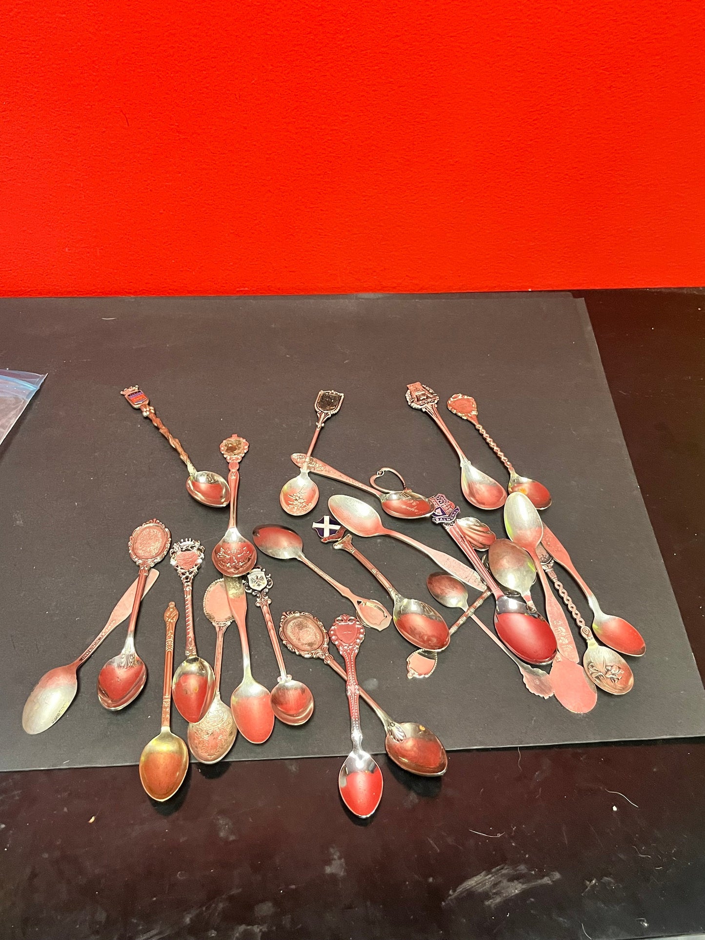 Lot of silver plated spoons