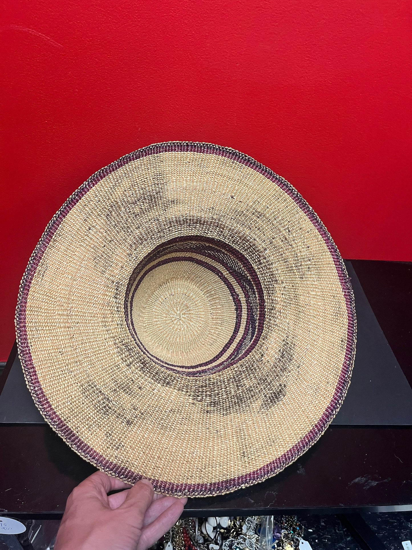 Stunning antique 18 inch long (7 inch long inside ) traditional indigenous, first nations, Canadian whaling hat intense design and history