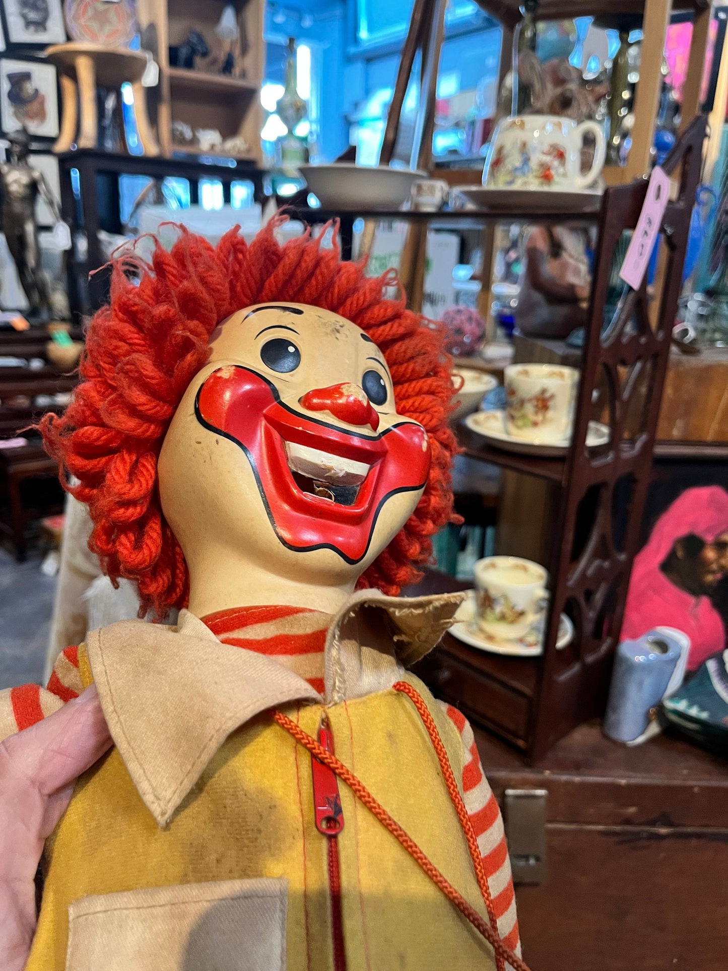 Ridiculously cool 22 inch long vintage McDonalds, Ronald McDonald toy rare super cool