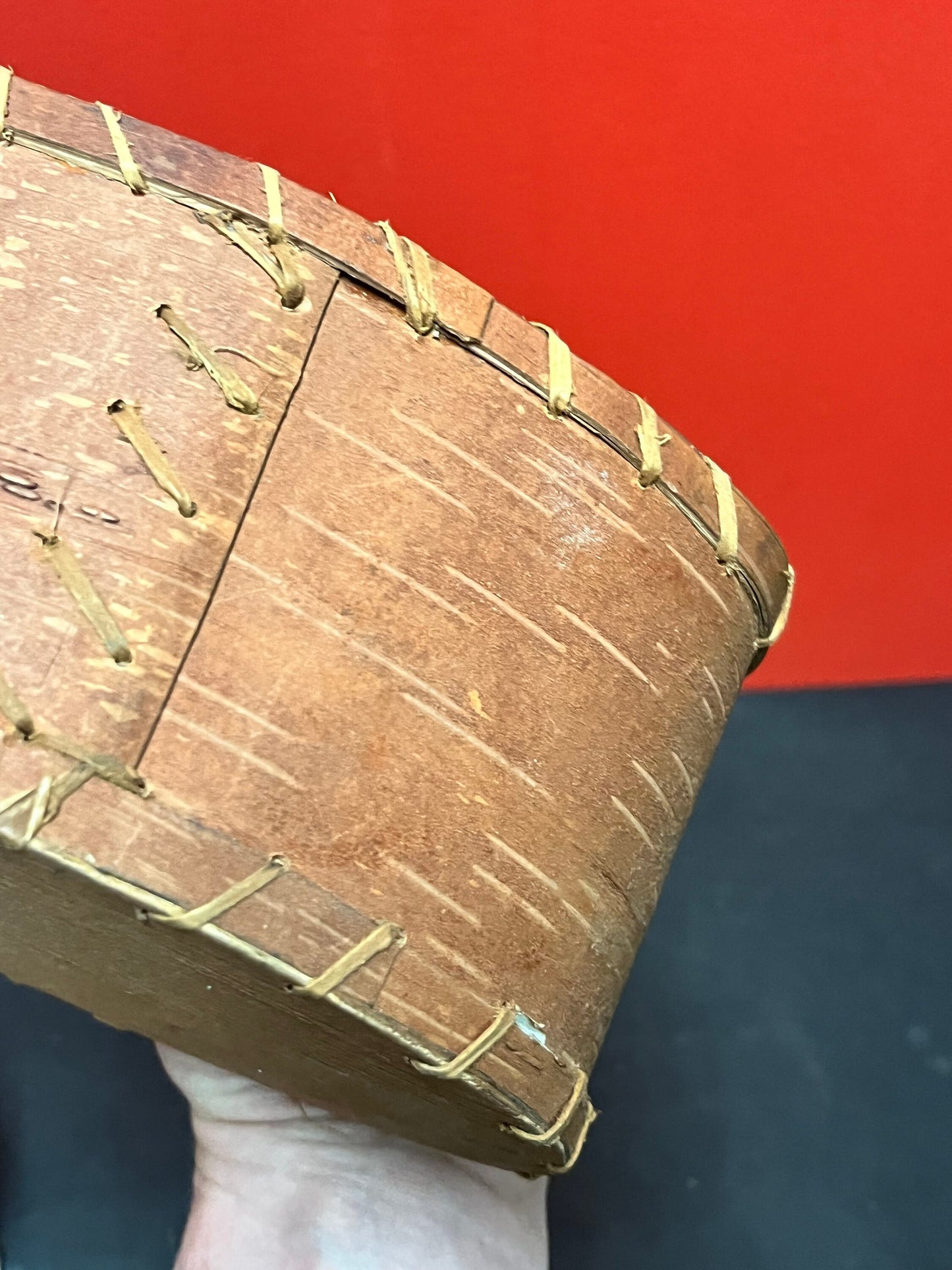 Lovely 8 x 5 x 4 high eastern Canadian cedar  bark open box  nice quality and good value