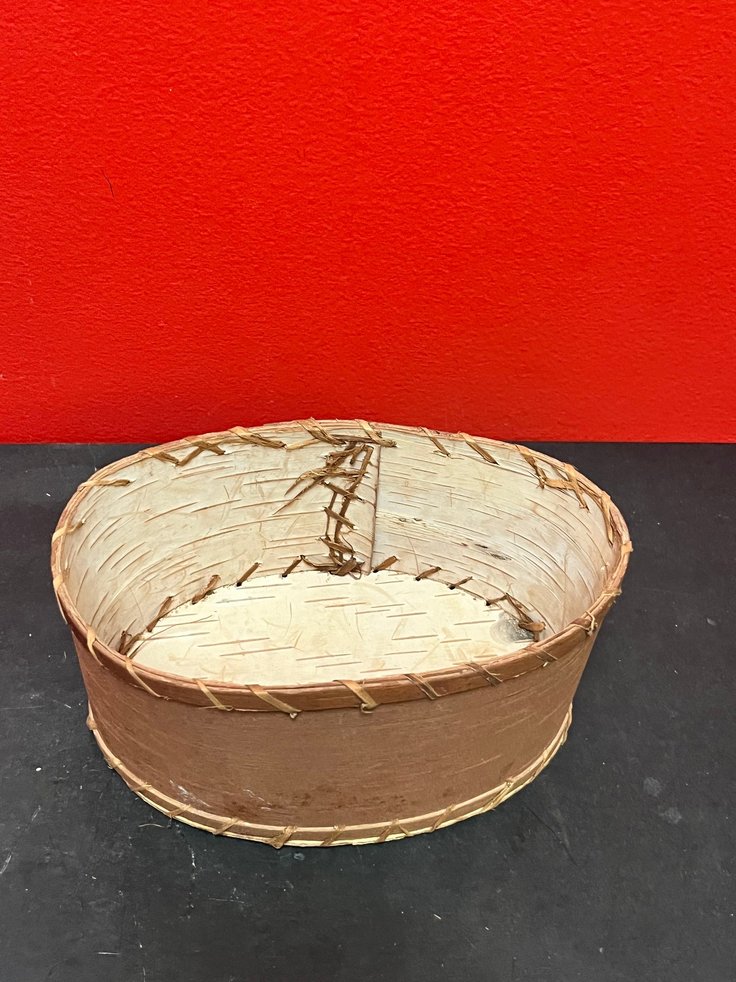 Lovely 8 x 5 x 4 high eastern Canadian cedar  bark open box  nice quality and good value