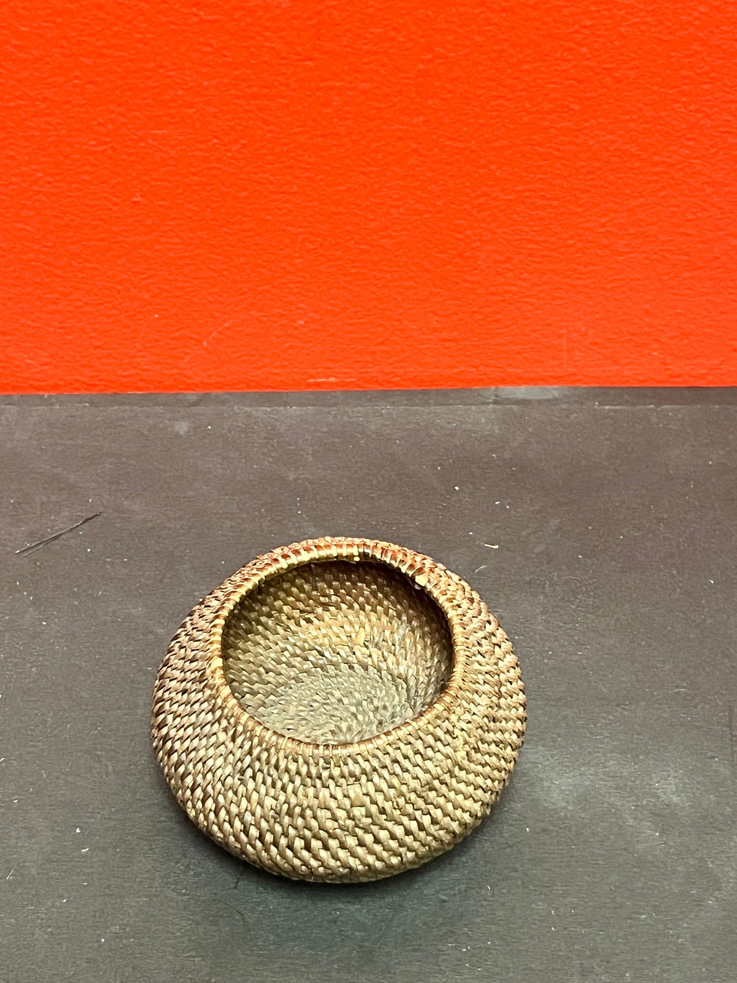 Small 2 x 2 antique unique indigenous first nations Canadian basket great value