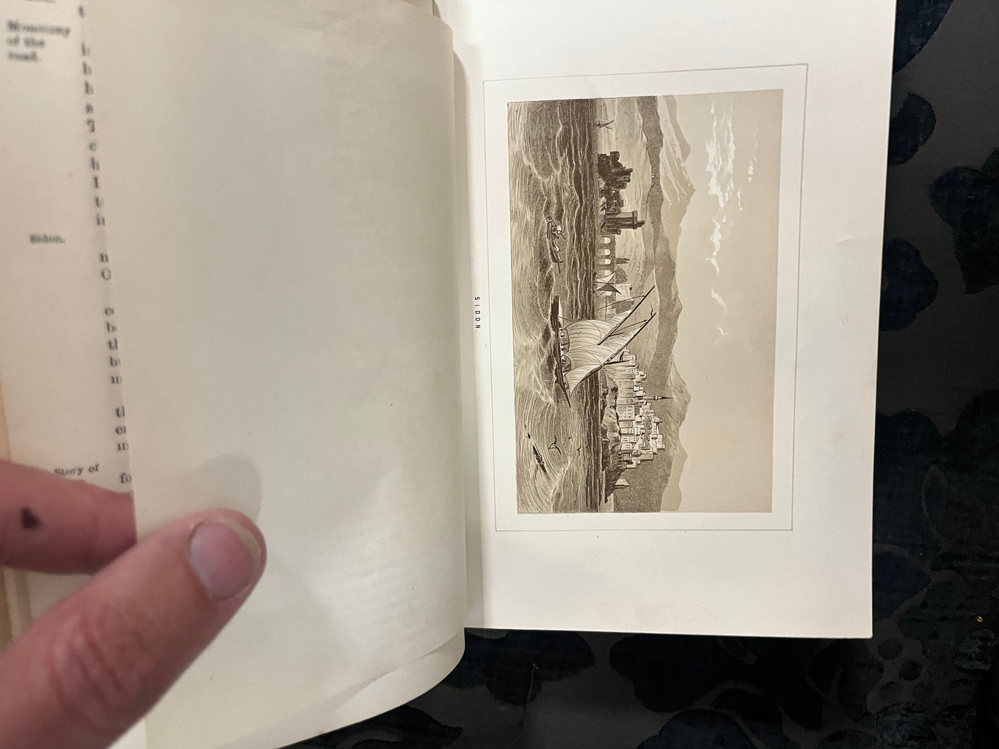 Cool, antique copy of the land and the book Biblical 1863 Good antique condition