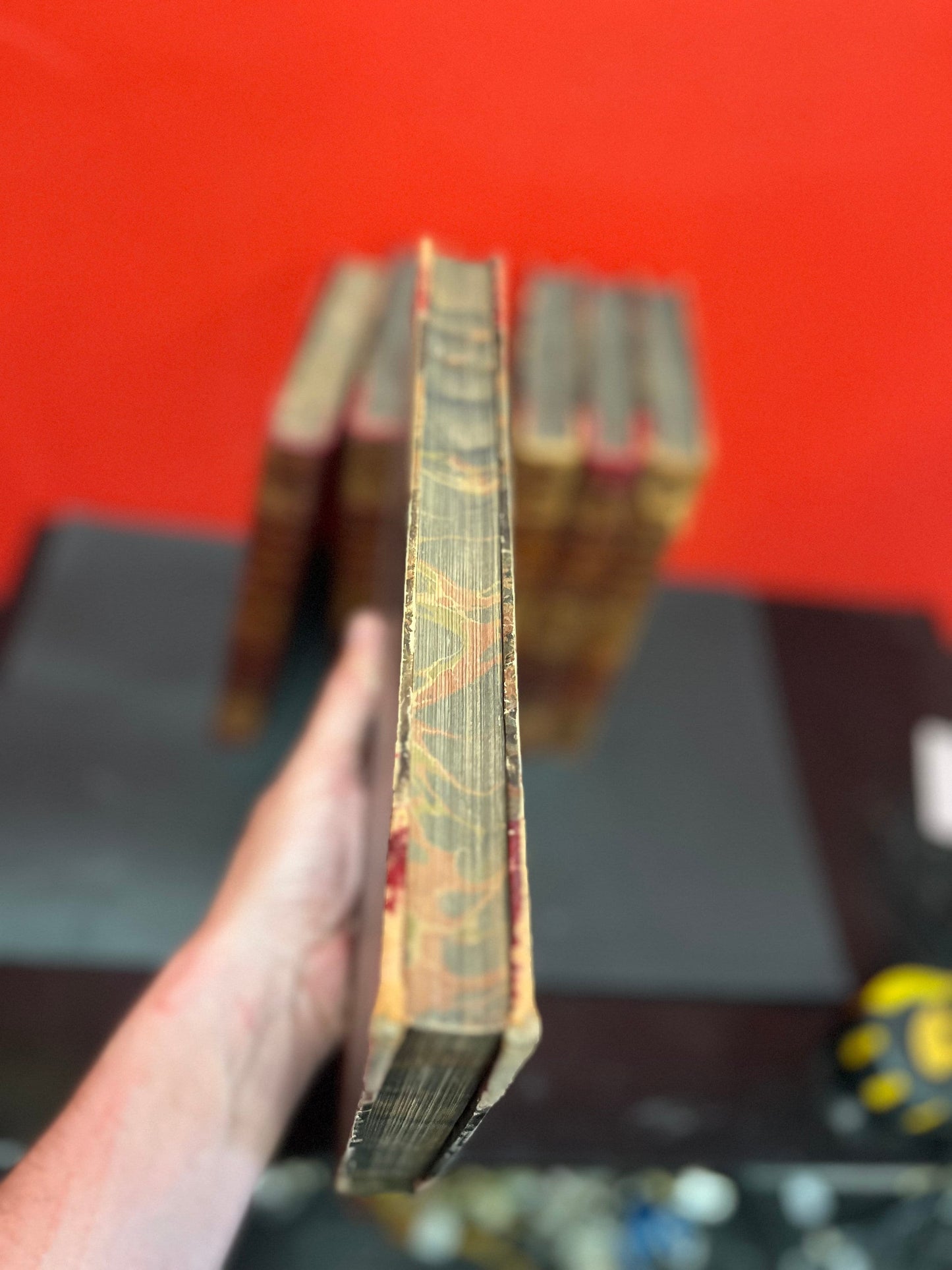 A Stunning set of seven leather bound 1833 - 1837 Gallery of portraits books good antique condition printed by William CLOWES wow set