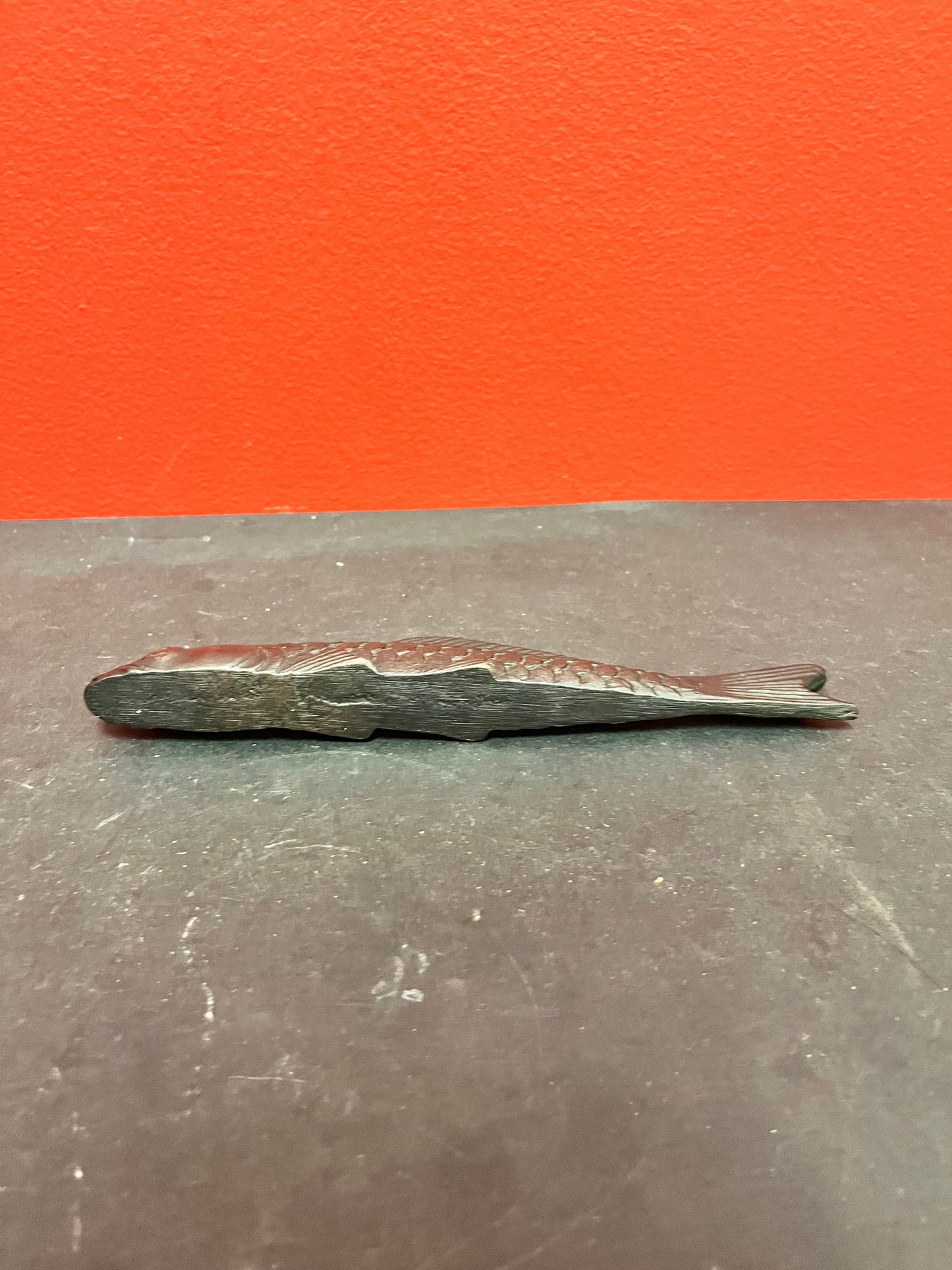 Beautiful 8 inch long bronze fish perfect gift