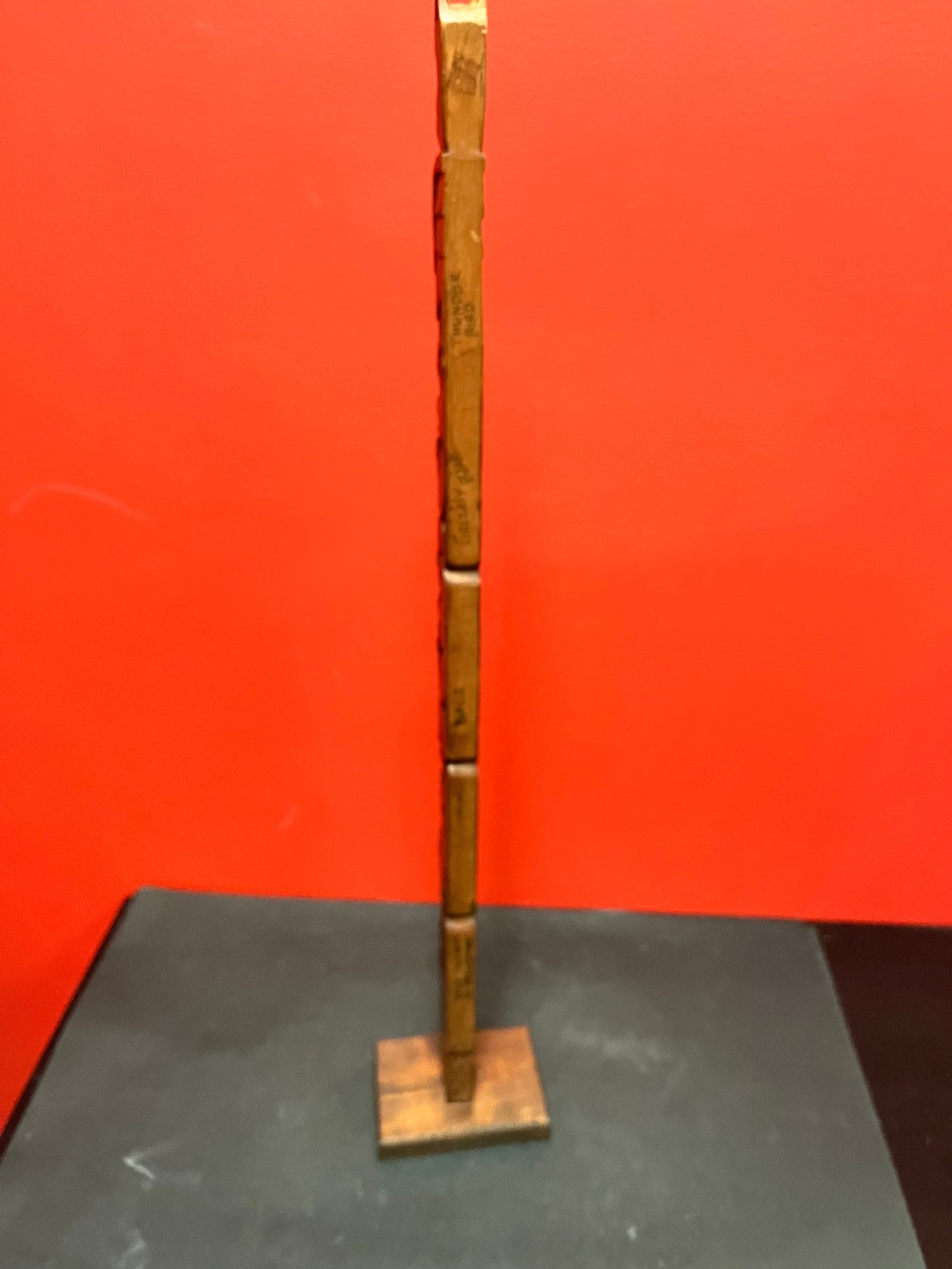 Stunning 25 inch tall transformation totem pole signed beauty indigenous first nations Pacific northwest Coast intense detail